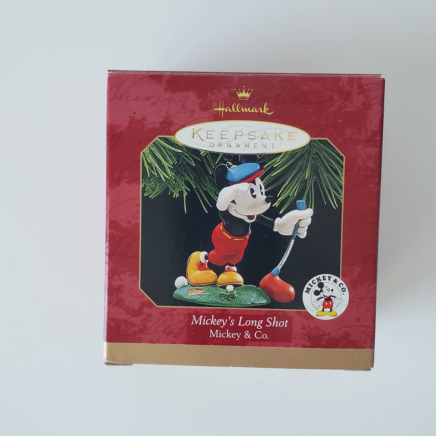 1997 Hallmark Mickey's Long Shot Golfing Christmas Ornament Jeff's Diecast & Collectibles