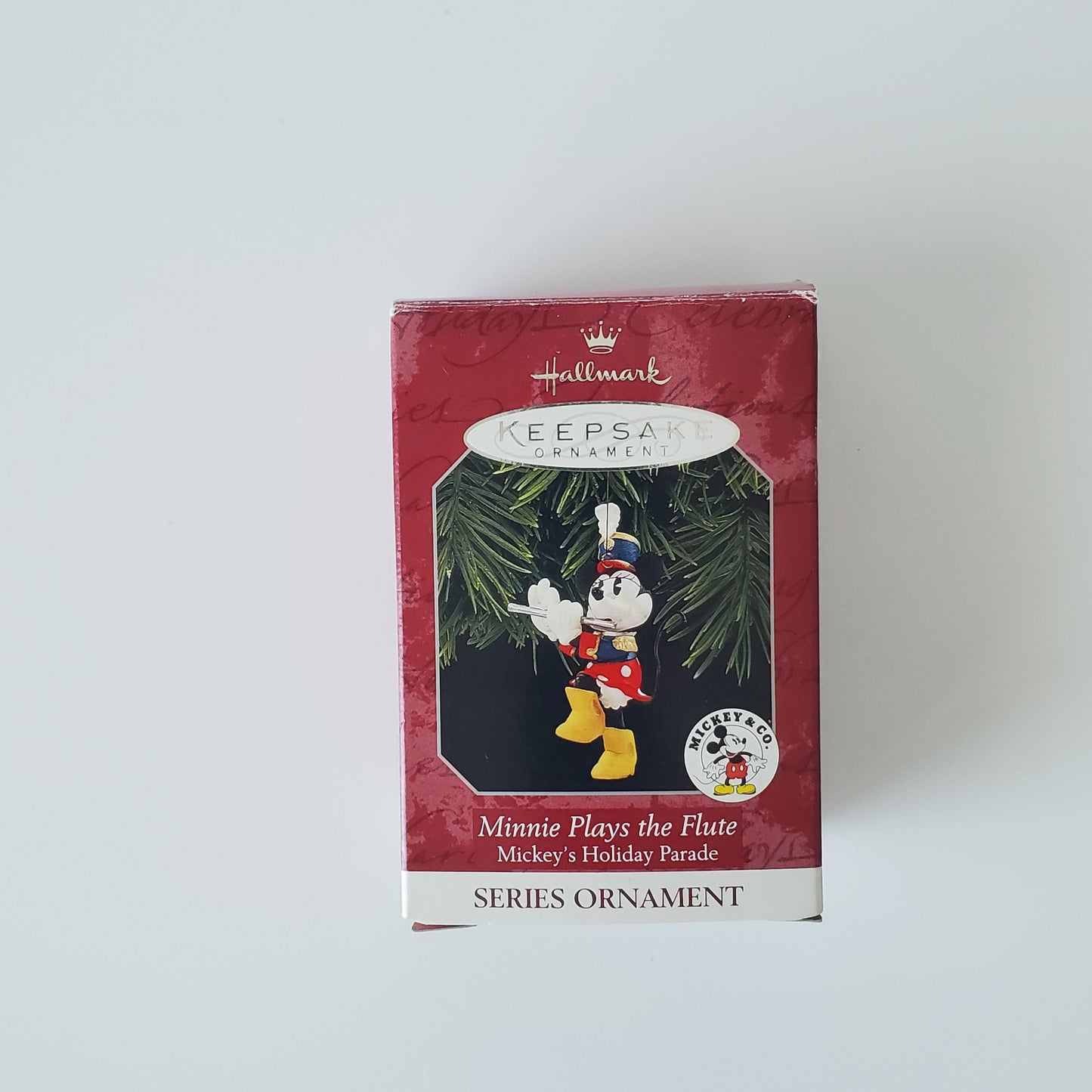 1998 Hallmark Minnie Plays the Flute Christmas Ornament Jeff's Diecast & Collectibles