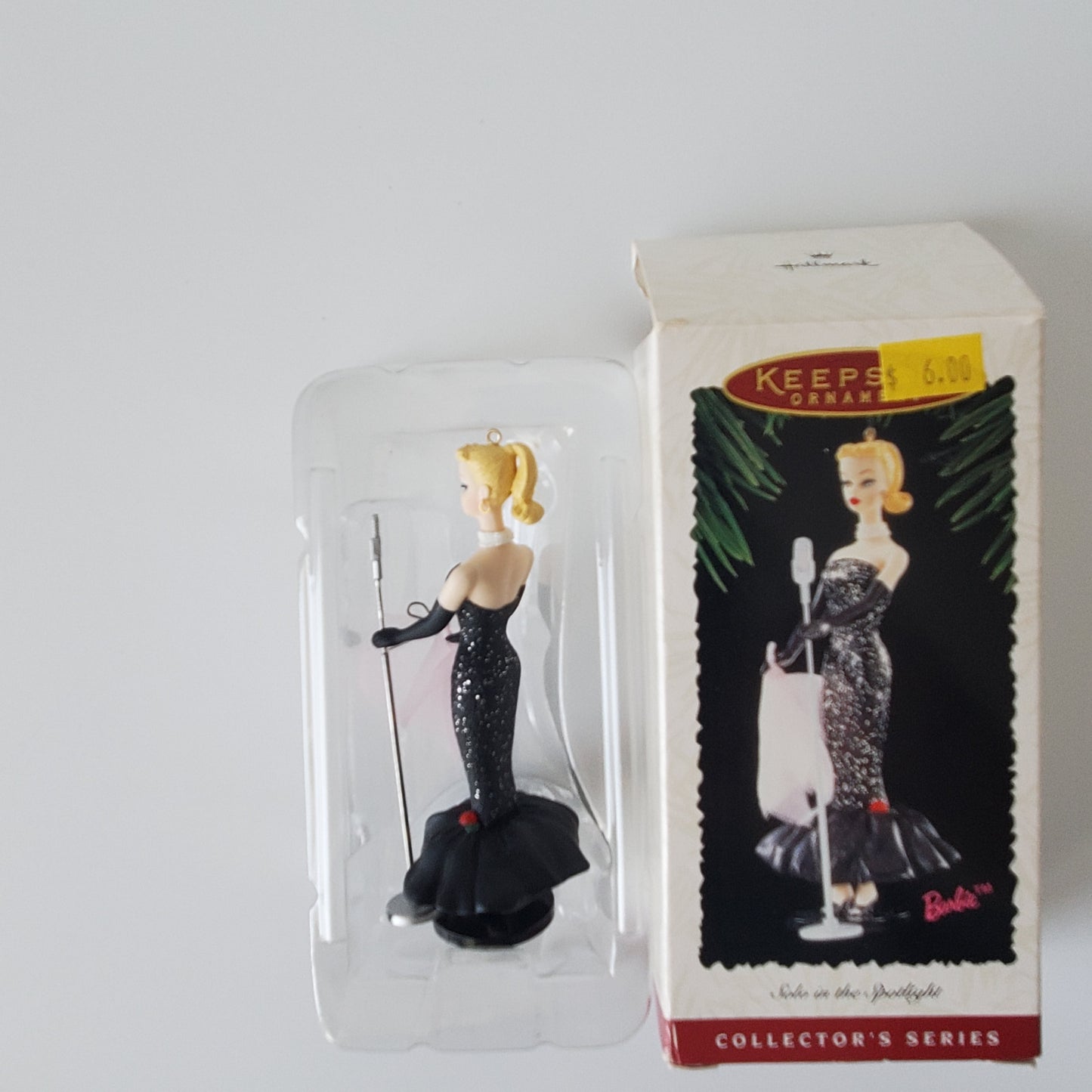 1995 Hallmark Barbie Solo in the Spotlight Christmas Ornament Jeff's Diecast & Collectibles