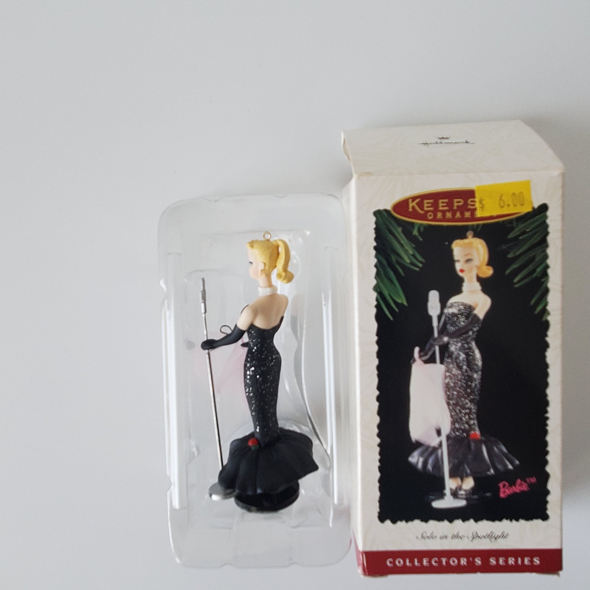 1995 Hallmark Barbie Solo in the Spotlight Christmas Ornament Jeff's Diecast & Collectibles