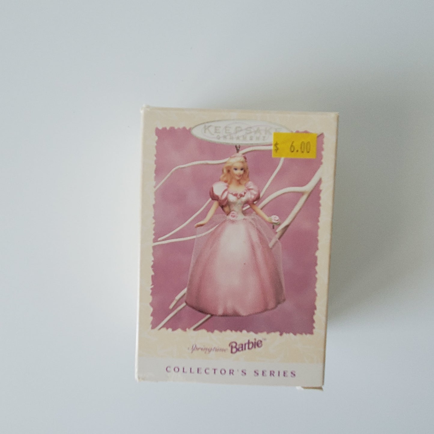 1996 Hallmark Barbie Springtime Barbie Ornament Jeff's Diecast & Collectibles