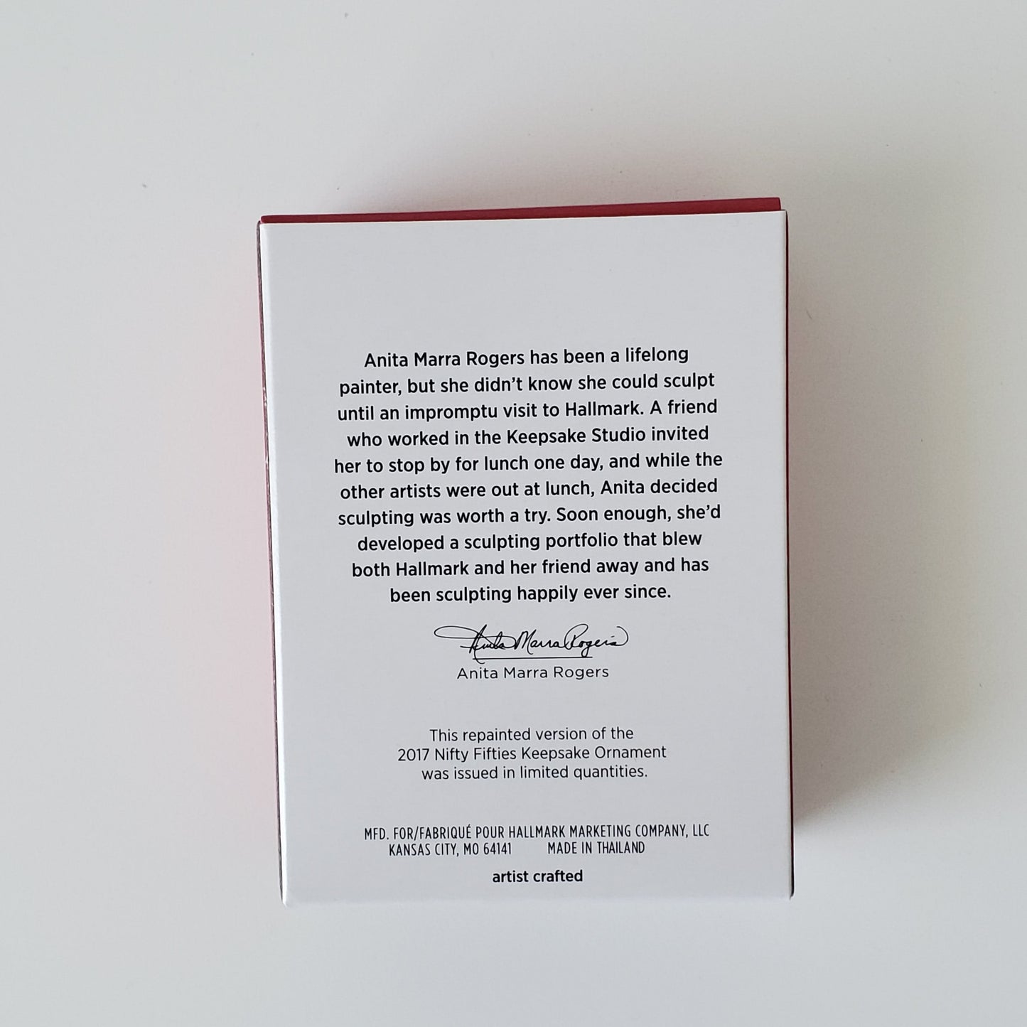2023 Hallmark Nifty Fifties 50th Anniversary Ornament Jeff's Diecast & Collectibles