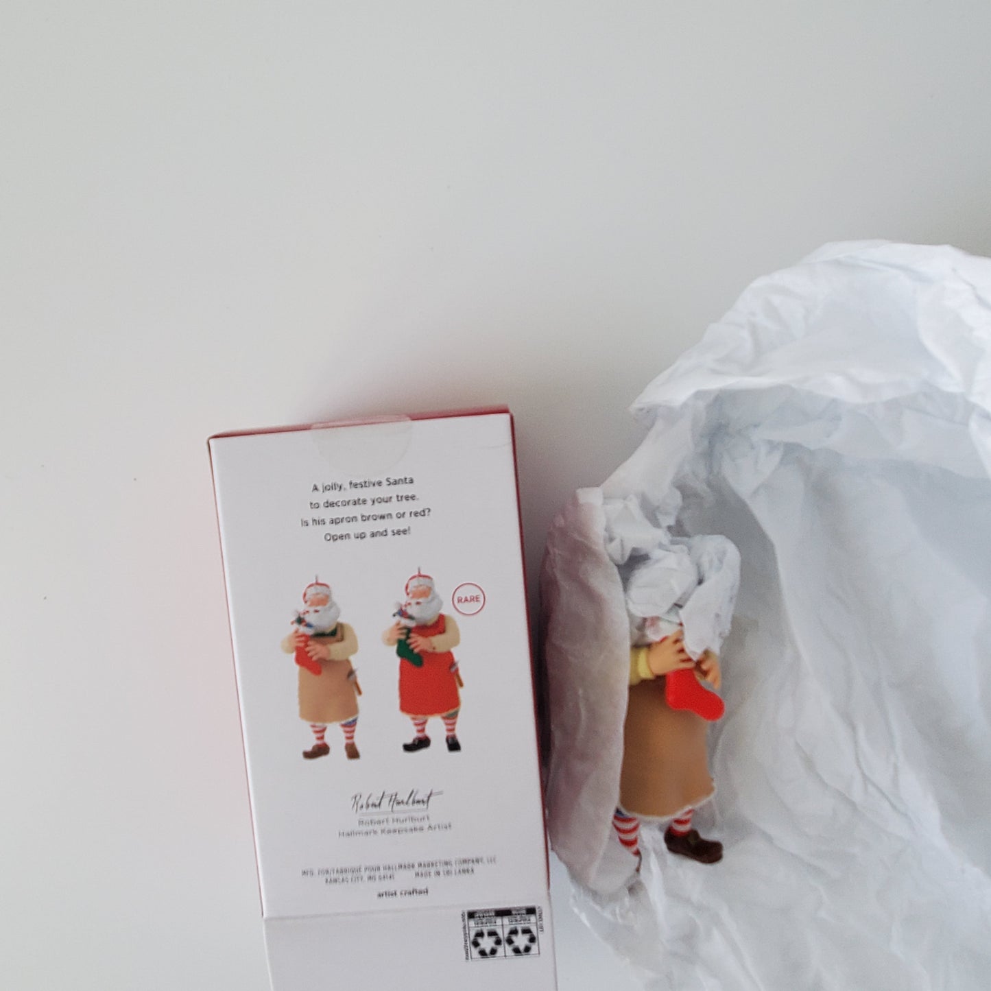 2023 Hallmark Toymaker Santa Surprise Non-Rare Tan Paint Ornament Jeff's Diecast & Collectibles
