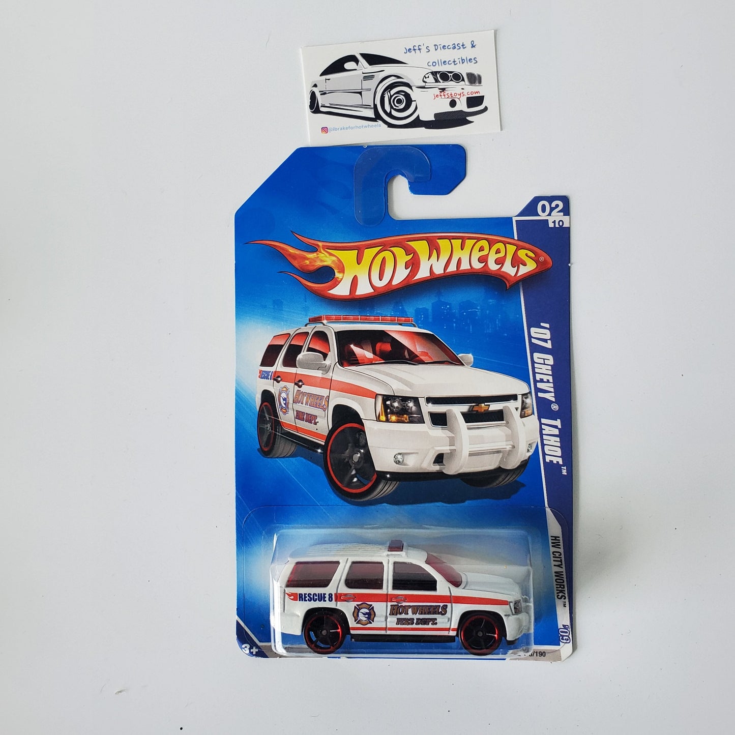 2009 Hot Wheels '07 Chevy Tahoe #108 Jeff's Diecast & Collectibles