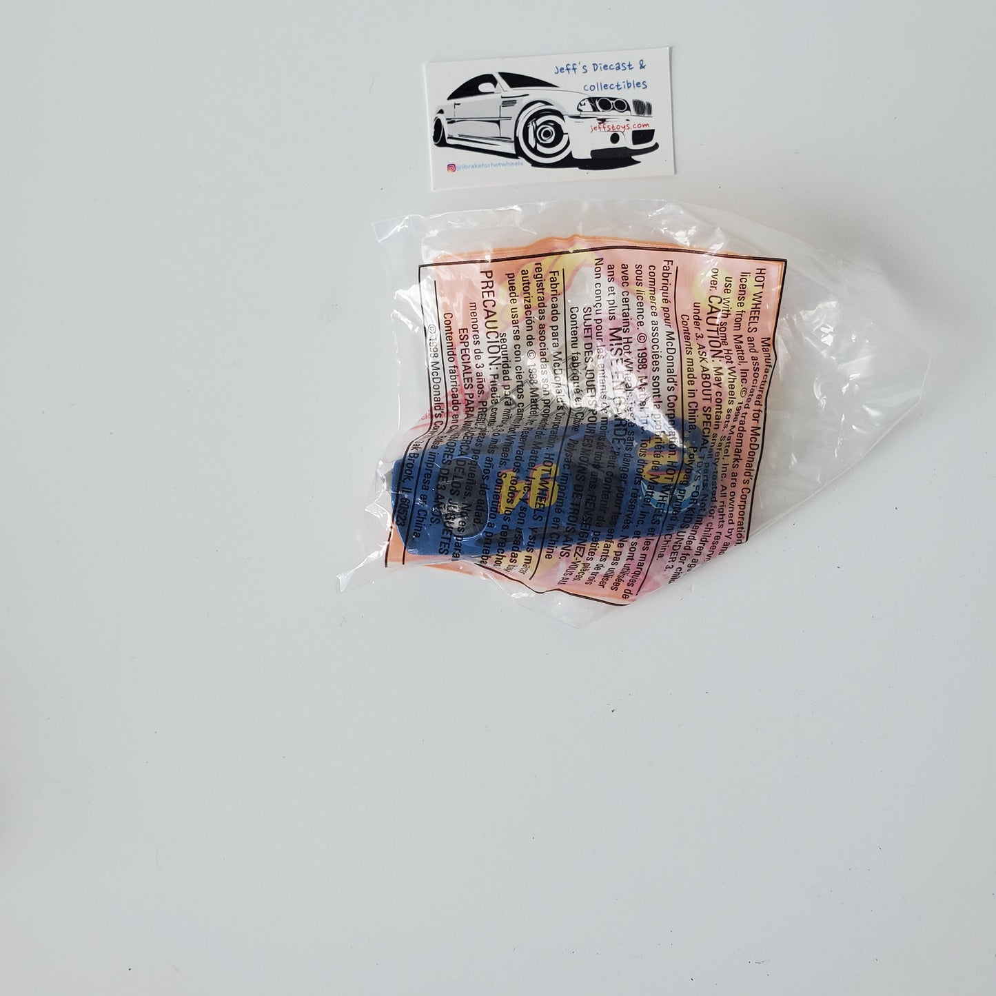 1998 Hot Wheels McDonalds Nascar Bill Elliott #94 *Sealed Jeff's Diecast & Collectibles