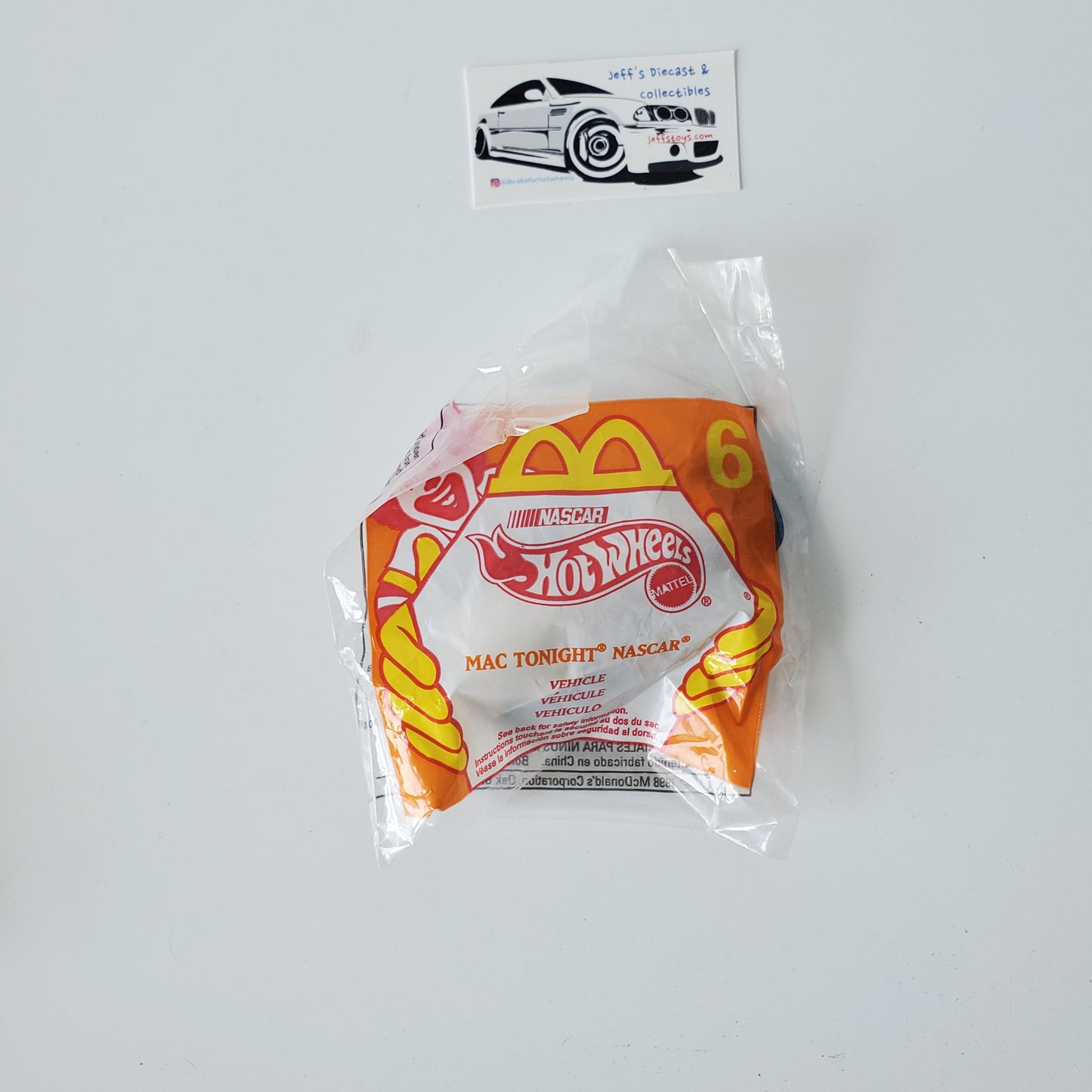 1998 Hot Wheels McDonalds Nascar Bill Elliott #94 *Sealed Jeff's Diecast & Collectibles