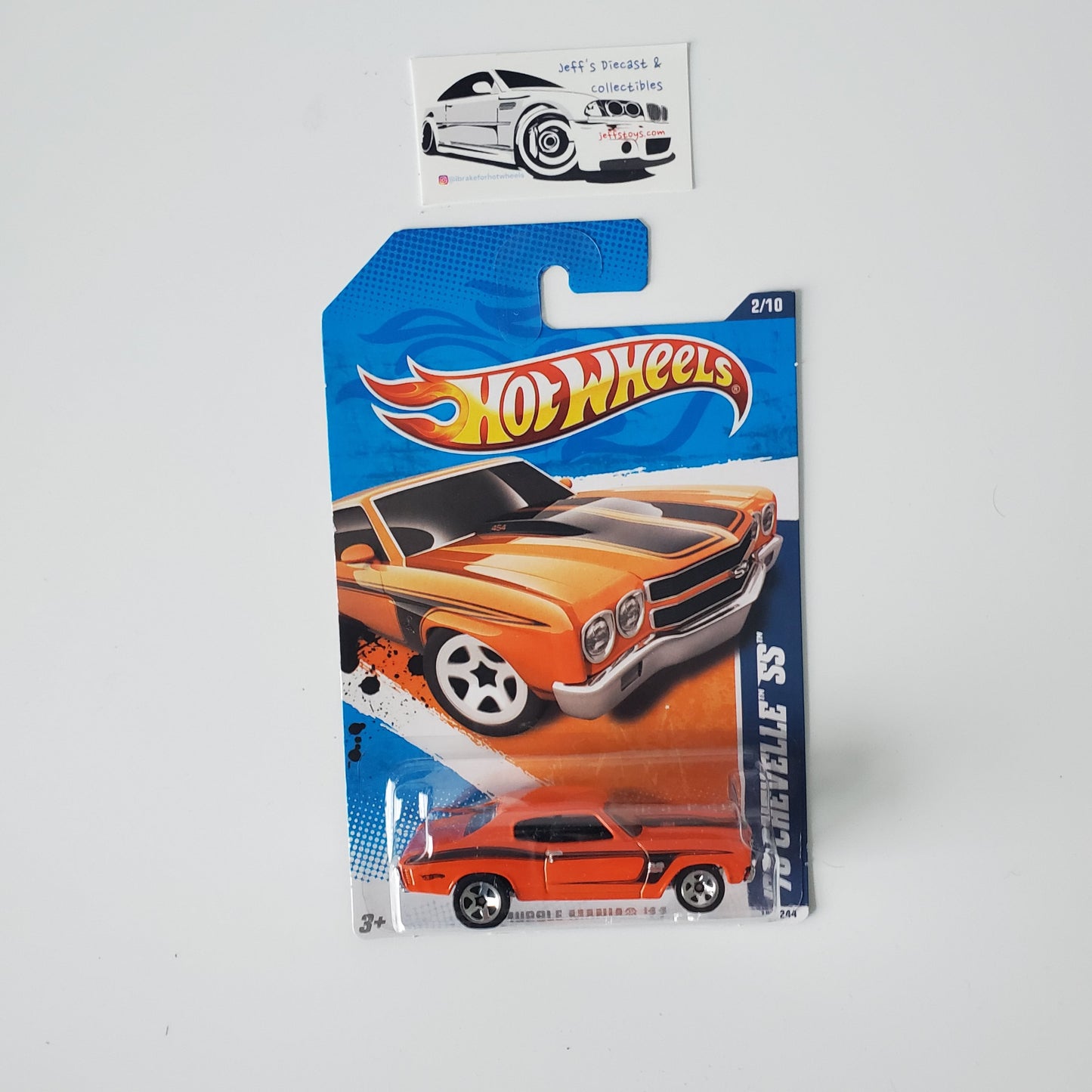 2011 Hot Wheels '70 Chevy Chevelle SS #102 Orange Jeff's Diecast & Collectibles