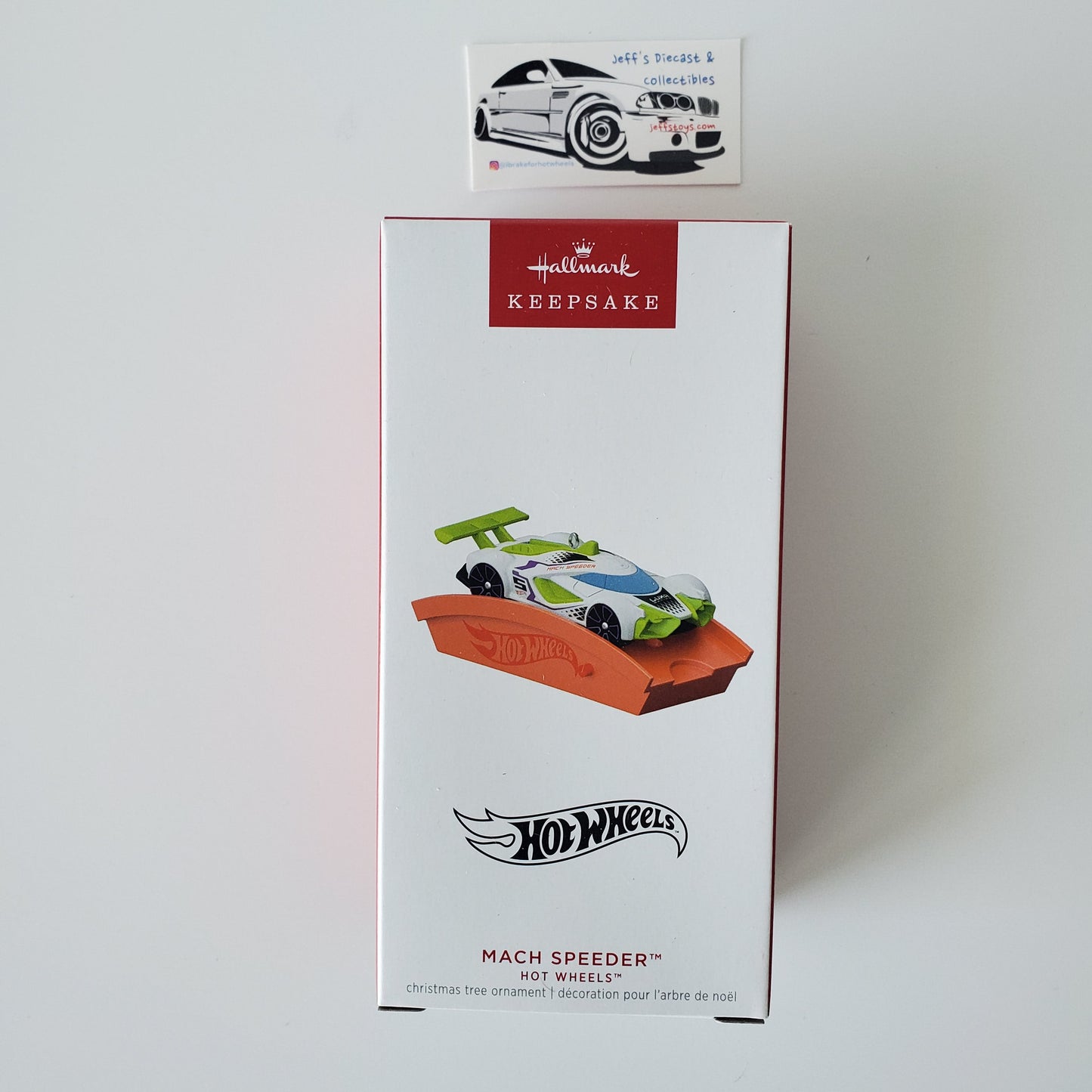2023 Hallmark Hot Wheels Mach Speeder Magic Christmas Ornament Jeff's Diecast & Collectibles