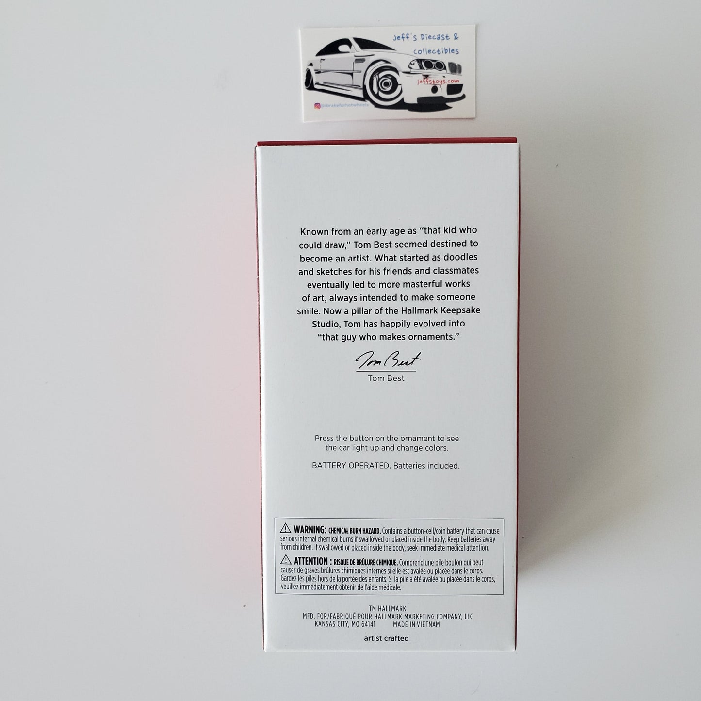 2023 Hallmark Hot Wheels Mach Speeder Magic Christmas Ornament Jeff's Diecast & Collectibles