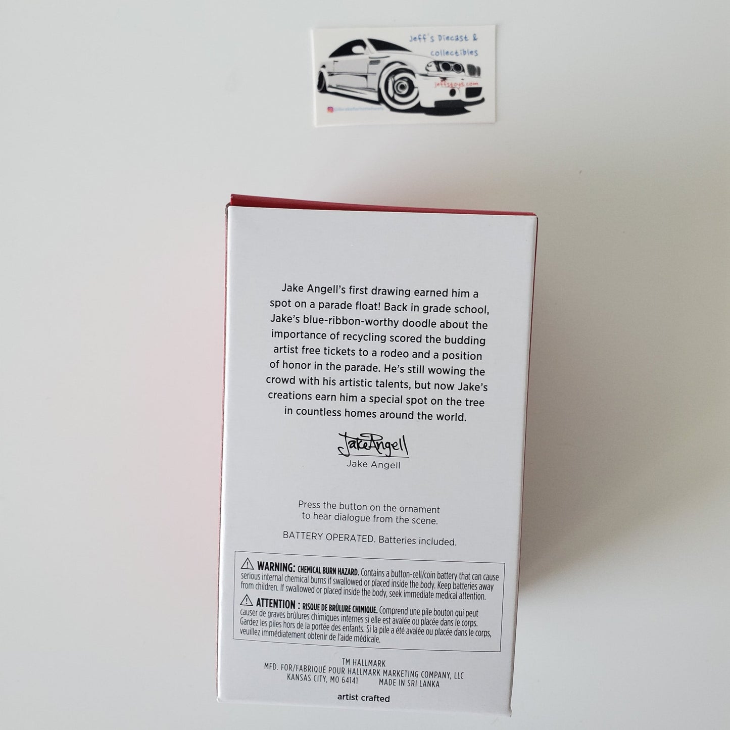 2023 Hallmark Elf Did you Hear That Magic Christmas Ornament Jeff's Diecast & Collectibles