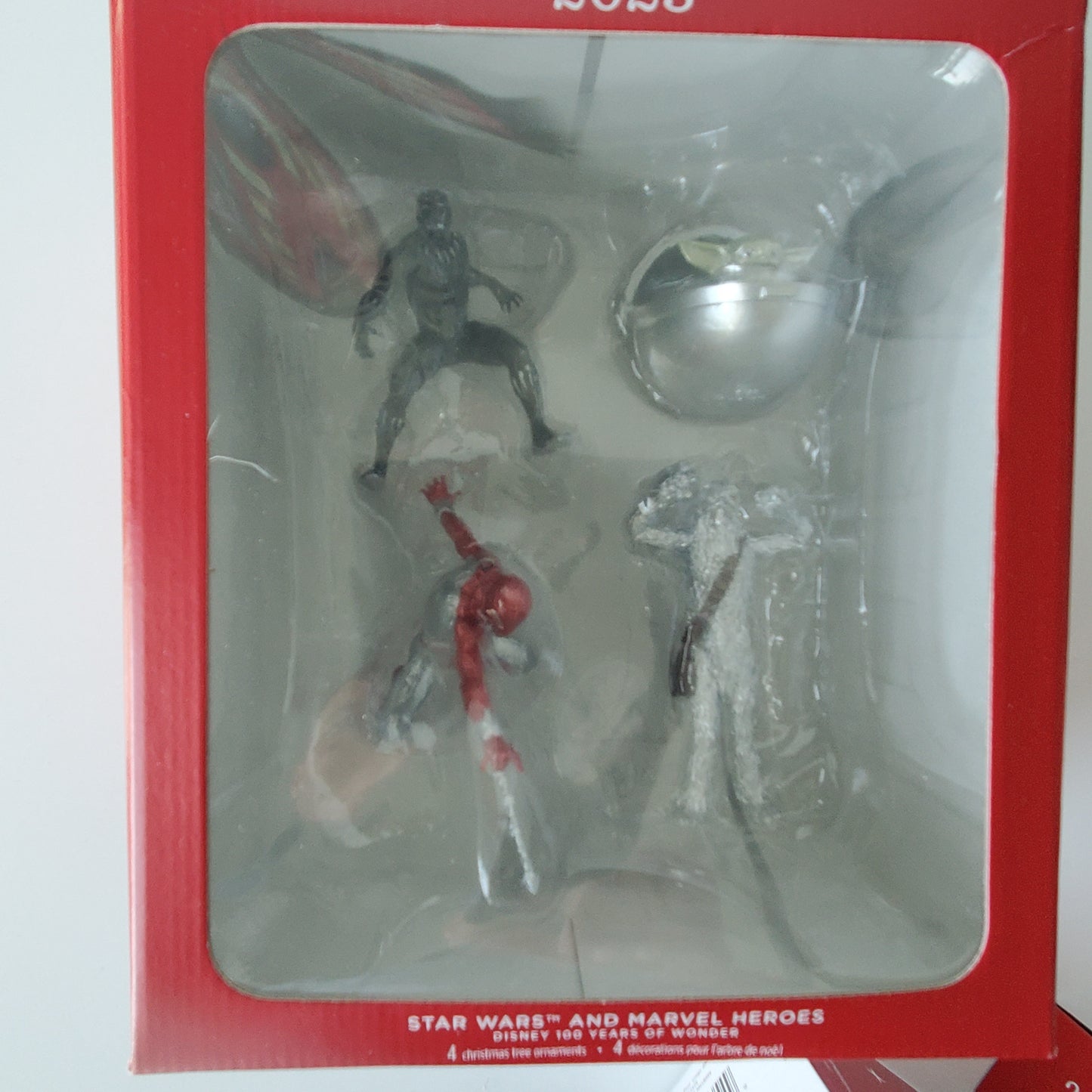 2023 Hallmark Disney Star Wars and Marvel Heroes 100th Anniversary Christmas Ornament Set Jeff's Diecast & Collectibles