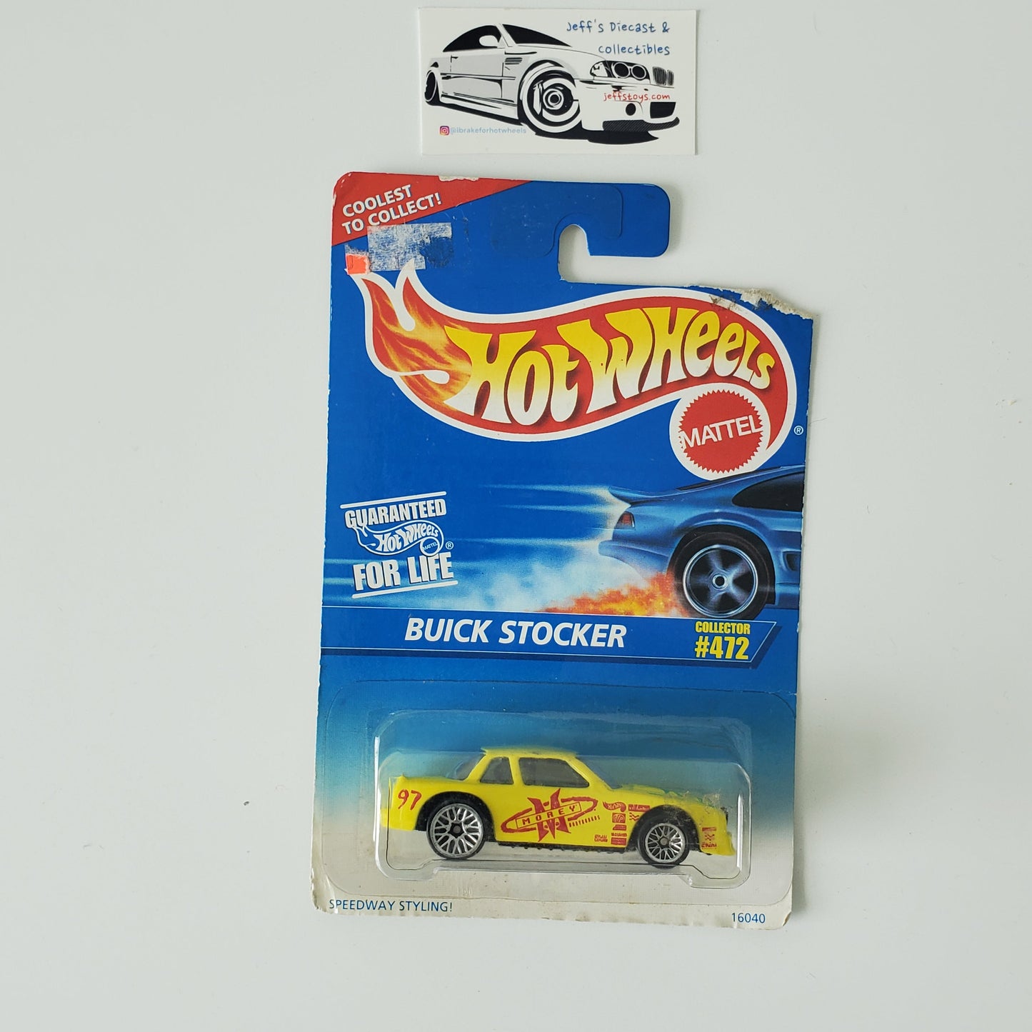 1996 Hot Wheels Buick Stocker #472 - Damaged Card Jeff's Diecast & Collectibles