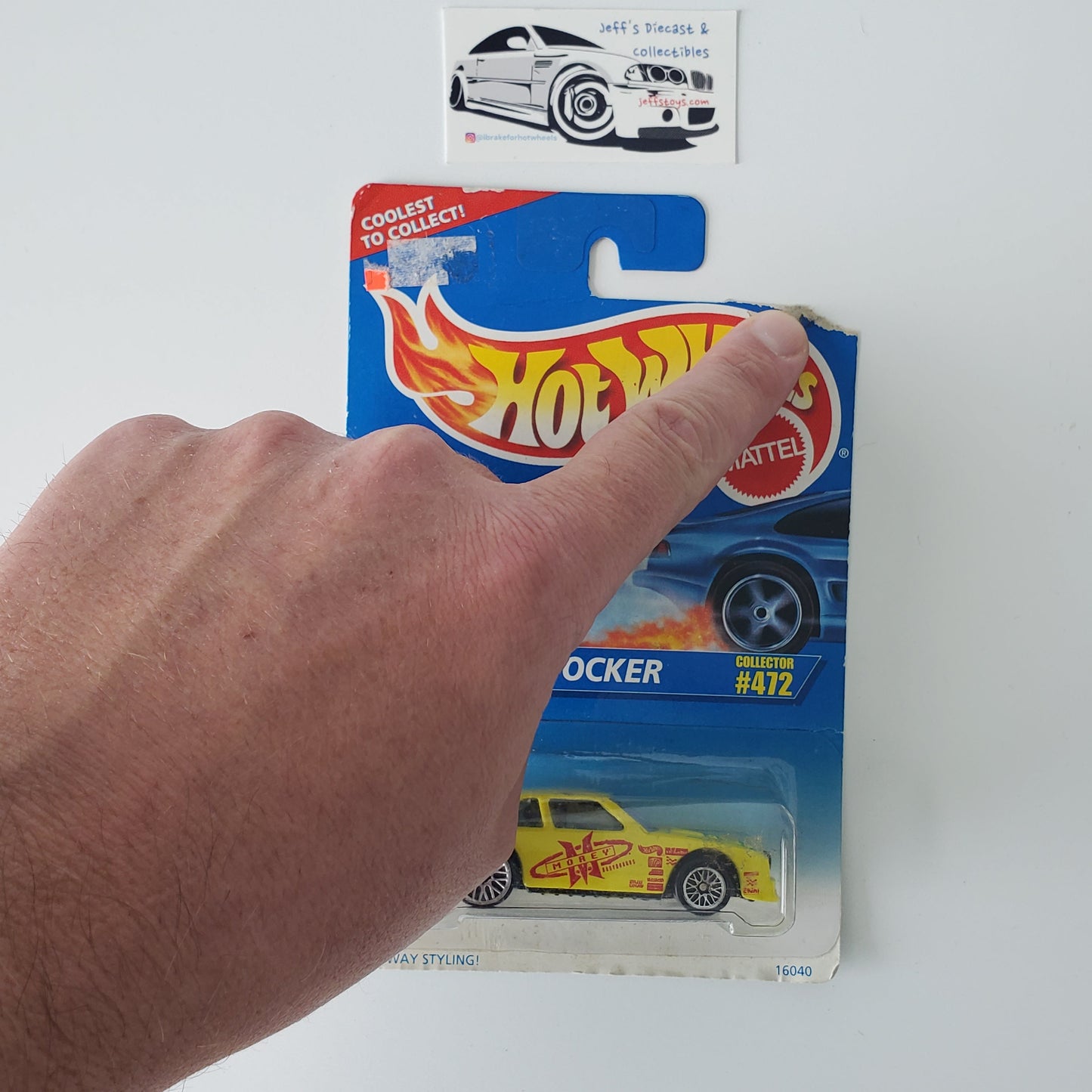1996 Hot Wheels Buick Stocker #472 - Damaged Card Jeff's Diecast & Collectibles