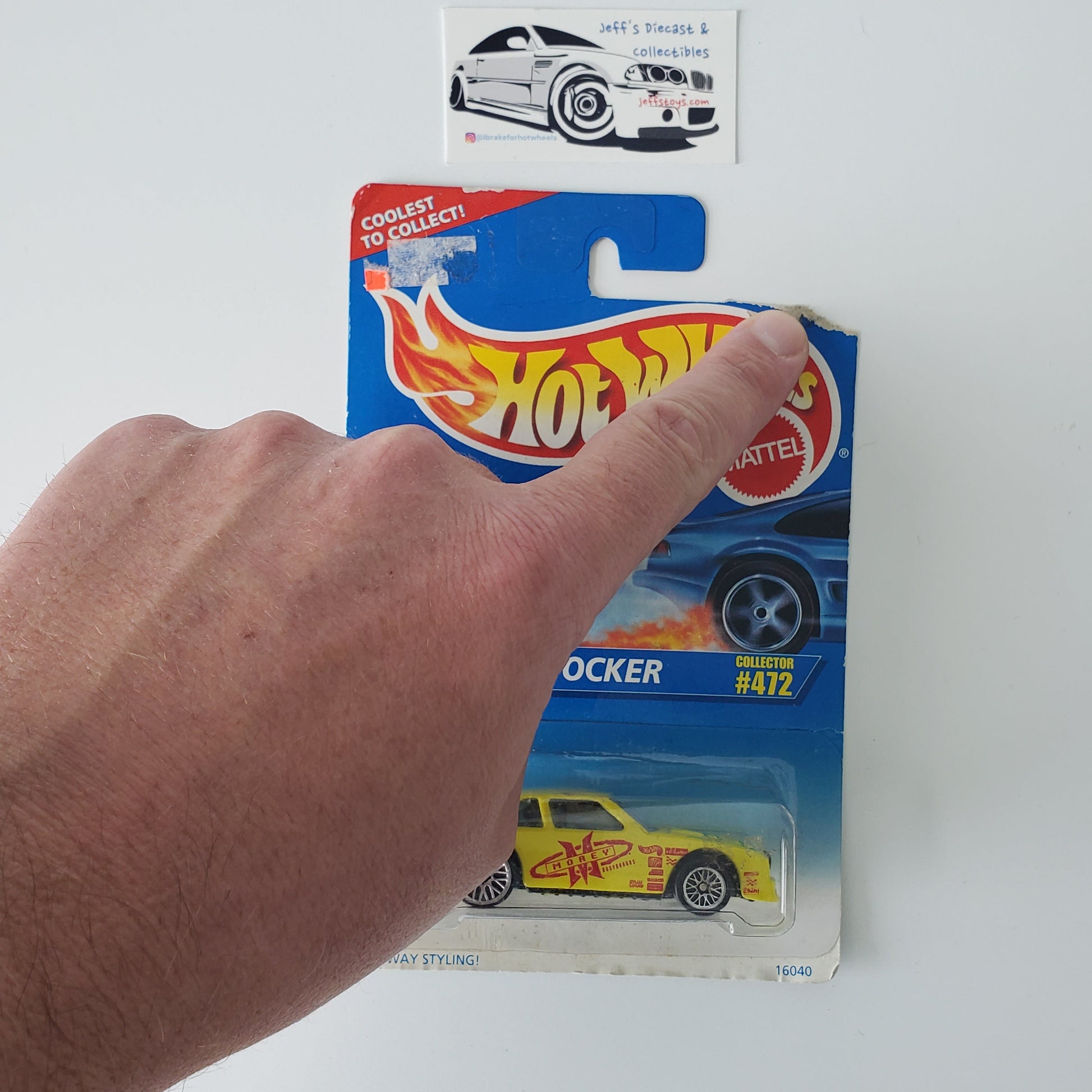 1996 Hot Wheels Buick Stocker #472 - Damaged Card Jeff's Diecast & Collectibles
