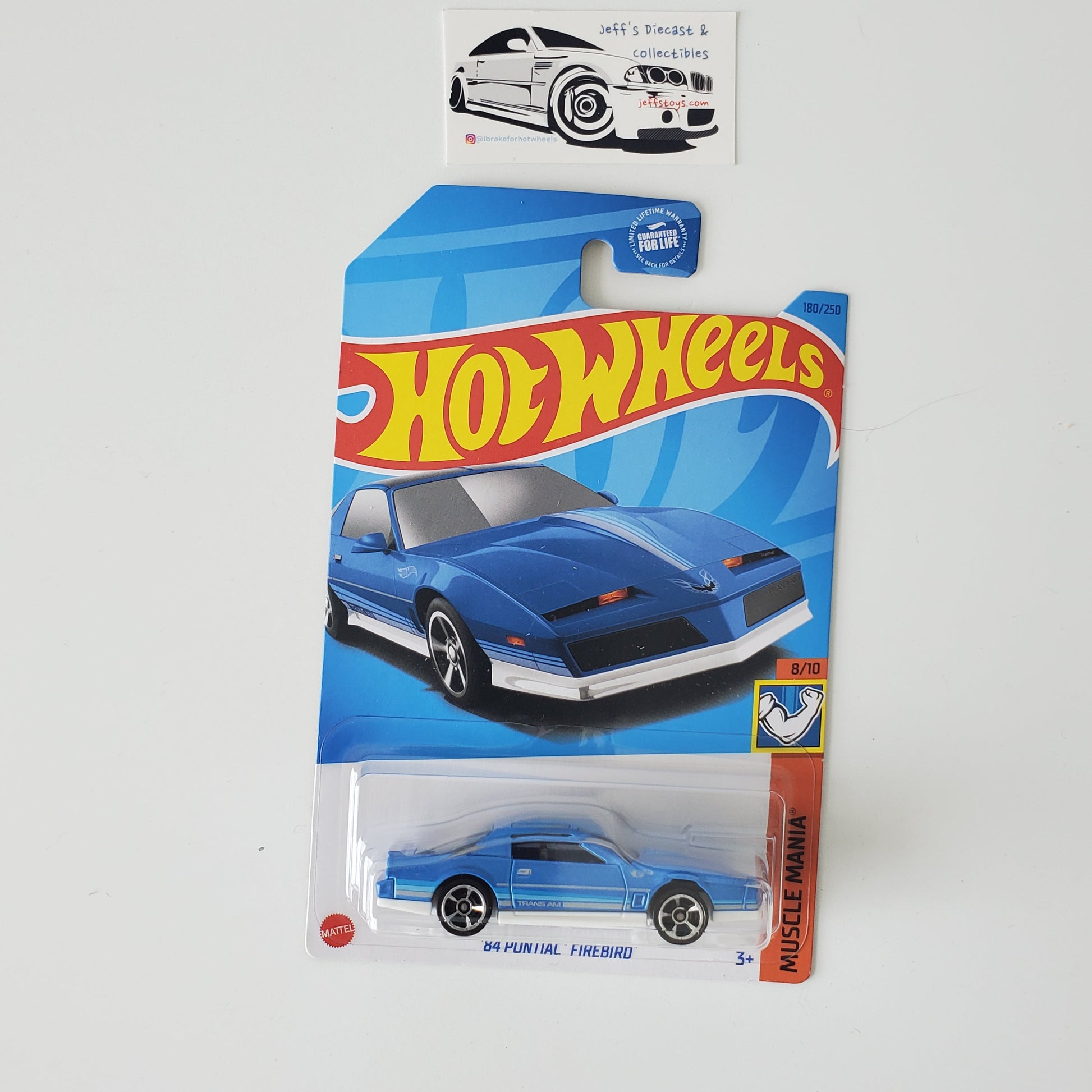 2023 Hot Wheels '84 Pontiac Firebird #180 Jeff's Diecast & Collectibles
