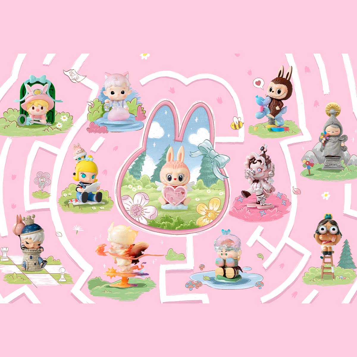 [IN STOCK] POPMART Labubu Finding MOKOKO Series Figures Ralphie's Funhouse