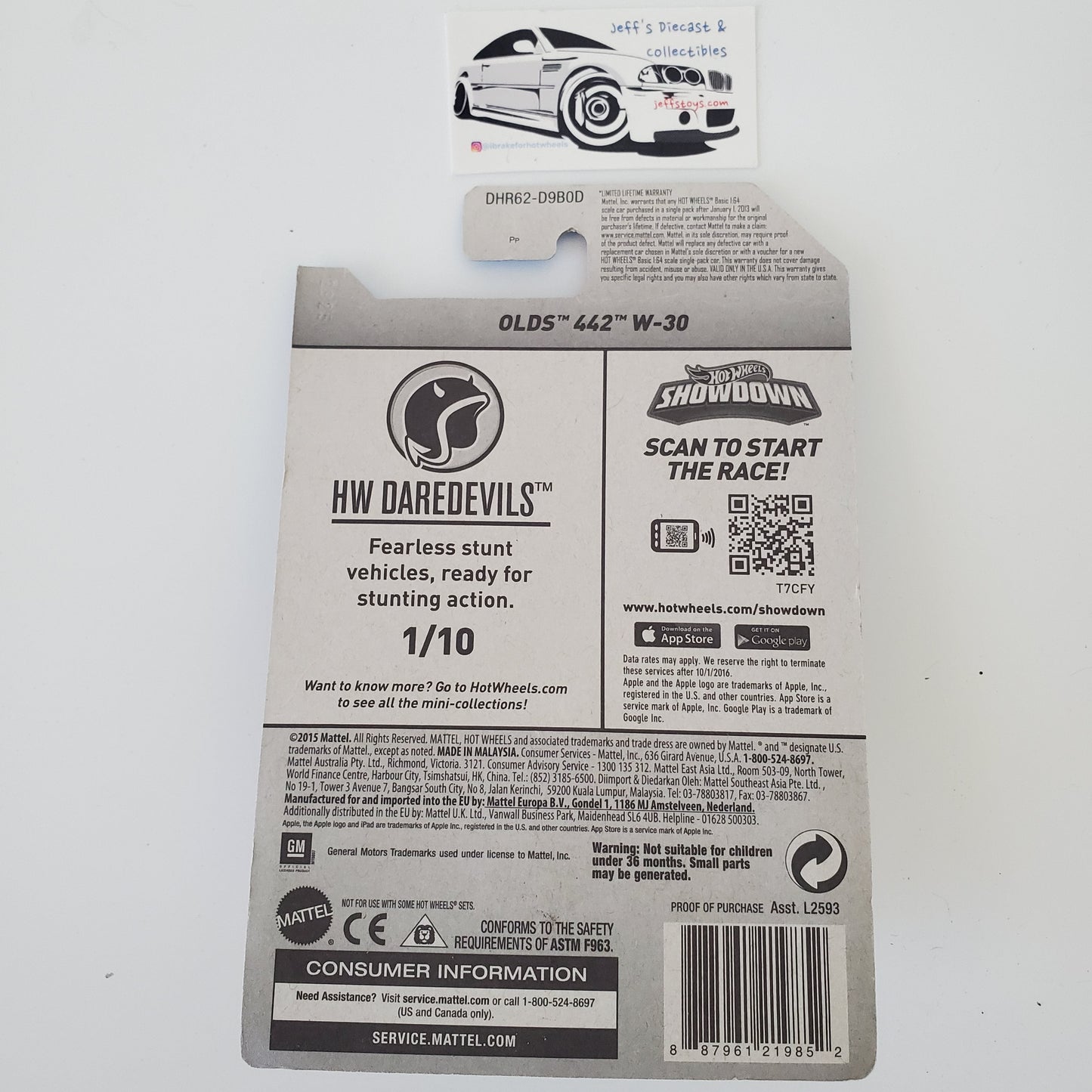 2016 Hot Wheels Olds 442 W-30 #161 Jeff's Diecast & Collectibles
