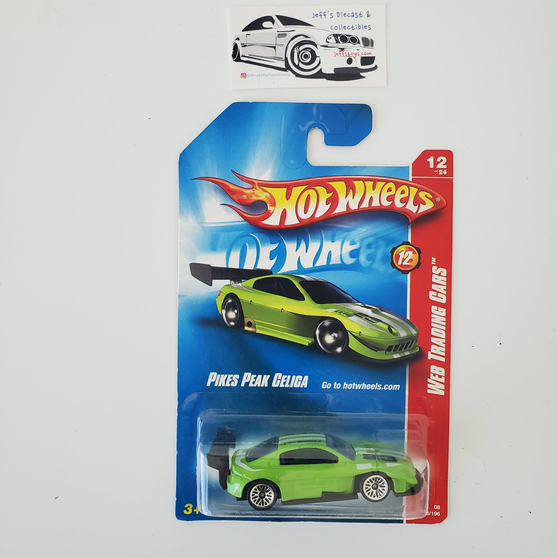 2008 Hot Wheels Pikes Peak Celica #88 Jeff's Diecast & Collectibles