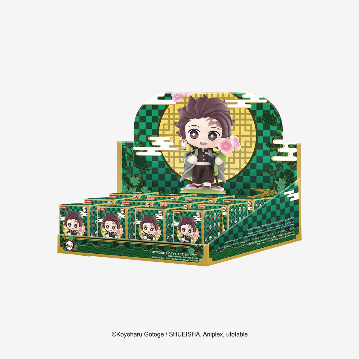 POPMART Demon Slayer: Kimetsu no Yaiba Birth Flower Series Figures Blind Box (1 Blind Box) Super Anime Store