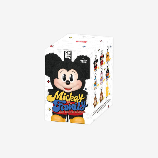 [IN STOCK] POPMART Mickey Family Cute Together Keychain Series Figures Single Sealed Blind Box Ralphie's Funhouse