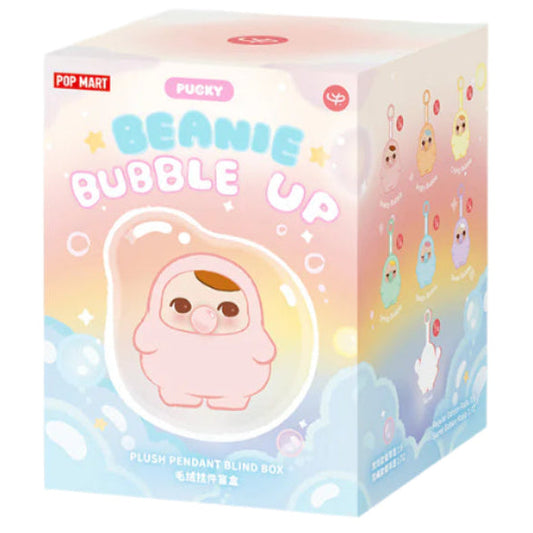 [In Stock] POPMART PUCKY BEANIE BUBBLE UP SERIES-Plush Pendant Blind Box (SEALED) Single Sealed Blind Box Ralphie's Funhouse