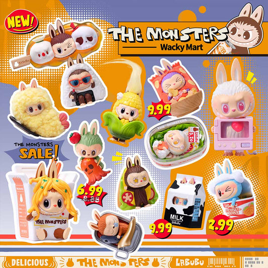 POPMart THE MONSTERS Wacky Mart Series Blind Box - LABUBU Designer Toy Collectible Figure Super Anime Store
