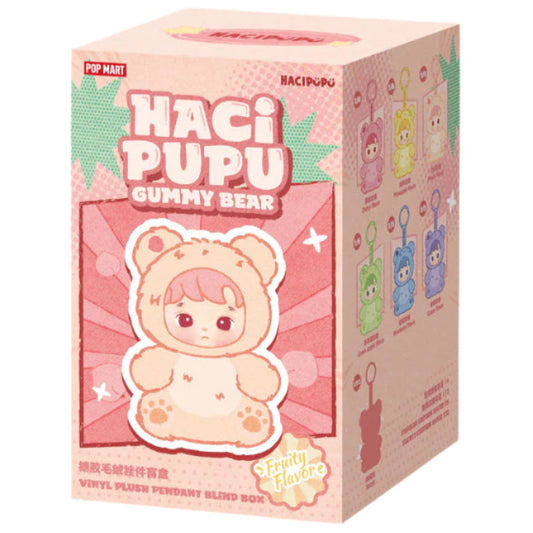 [In Stock] POPMART HACIPUPU Gummy Bear Series-Vinyl Plush Pendant Blind Box (SEALED) Single Sealed Blind Box Ralphie's Funhouse