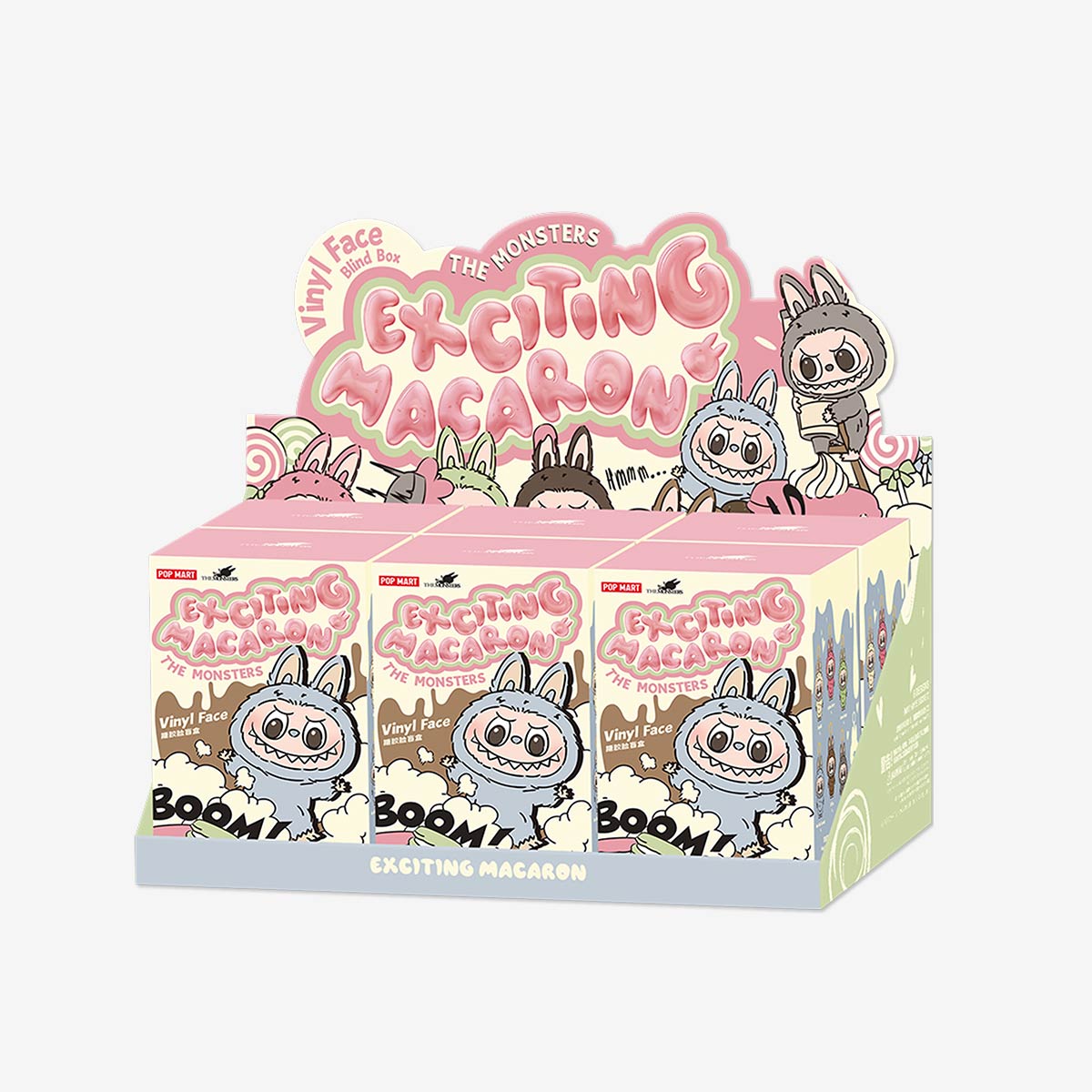 Labubu THE MONSTERS Exciting Macaron Blind Box - Collectible Vinyl Plush Figure Super Anime Store