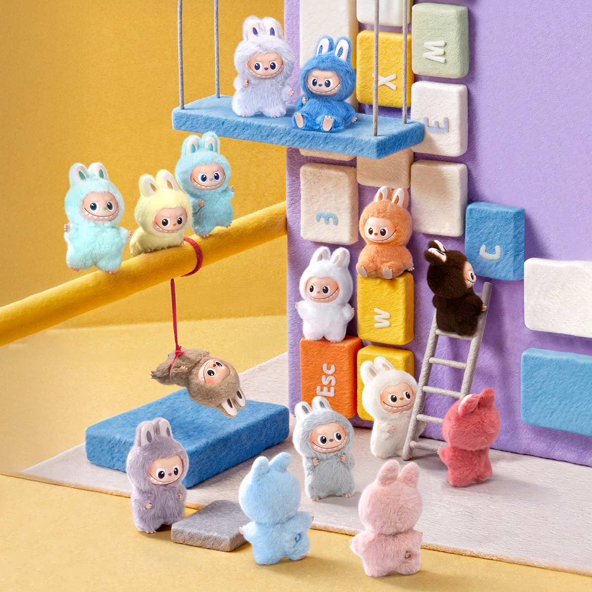 LABUBU THE MONSTERS Pin for Love Series Vinyl Plush Pendant Blind Box Super Anime Store