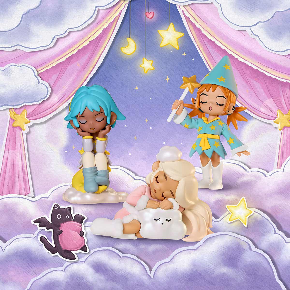 POP MART Lil Peach Riot Sleepover Series Blind Box Figure Super Anime Store