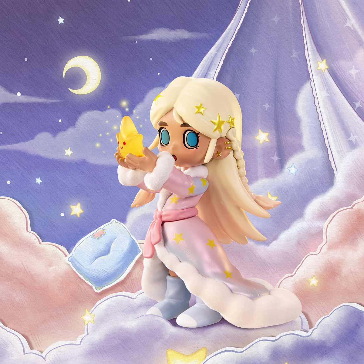 POP MART Lil Peach Riot Sleepover Series Blind Box Figure Super Anime Store