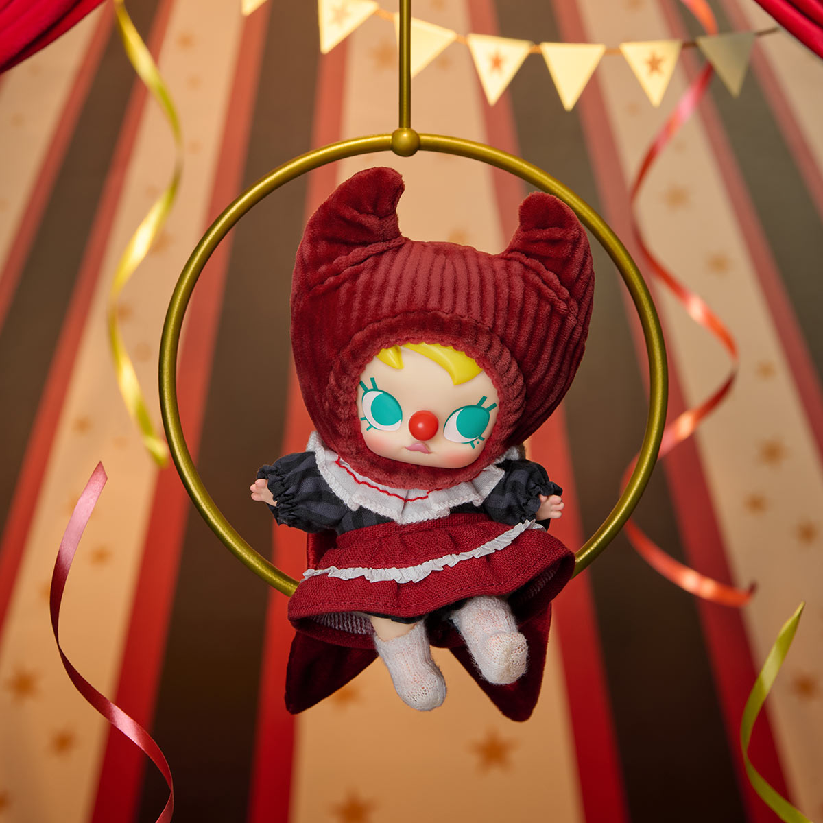 (In Stock) POPMART WHY SO SERIOUS Series-Vinyl Plush Pendant Blind Box Ralphie's Funhouse