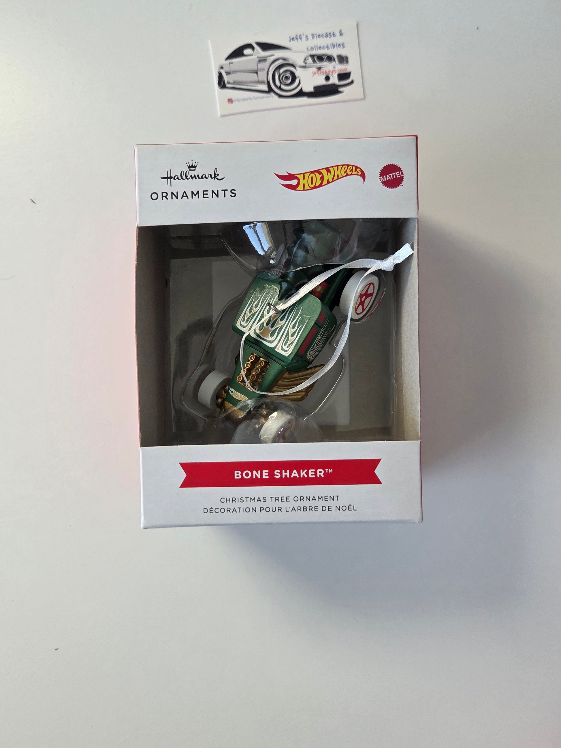 2024 Hallmark Hot Wheels Bone Shaker Christmas Ornament Jeff's Diecast & Collectibles
