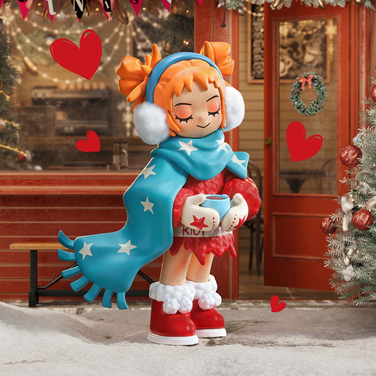 Lil Peach Riot Holiday Mixtape Series Blind Box - POP MART Collectible Figures Super Anime Store