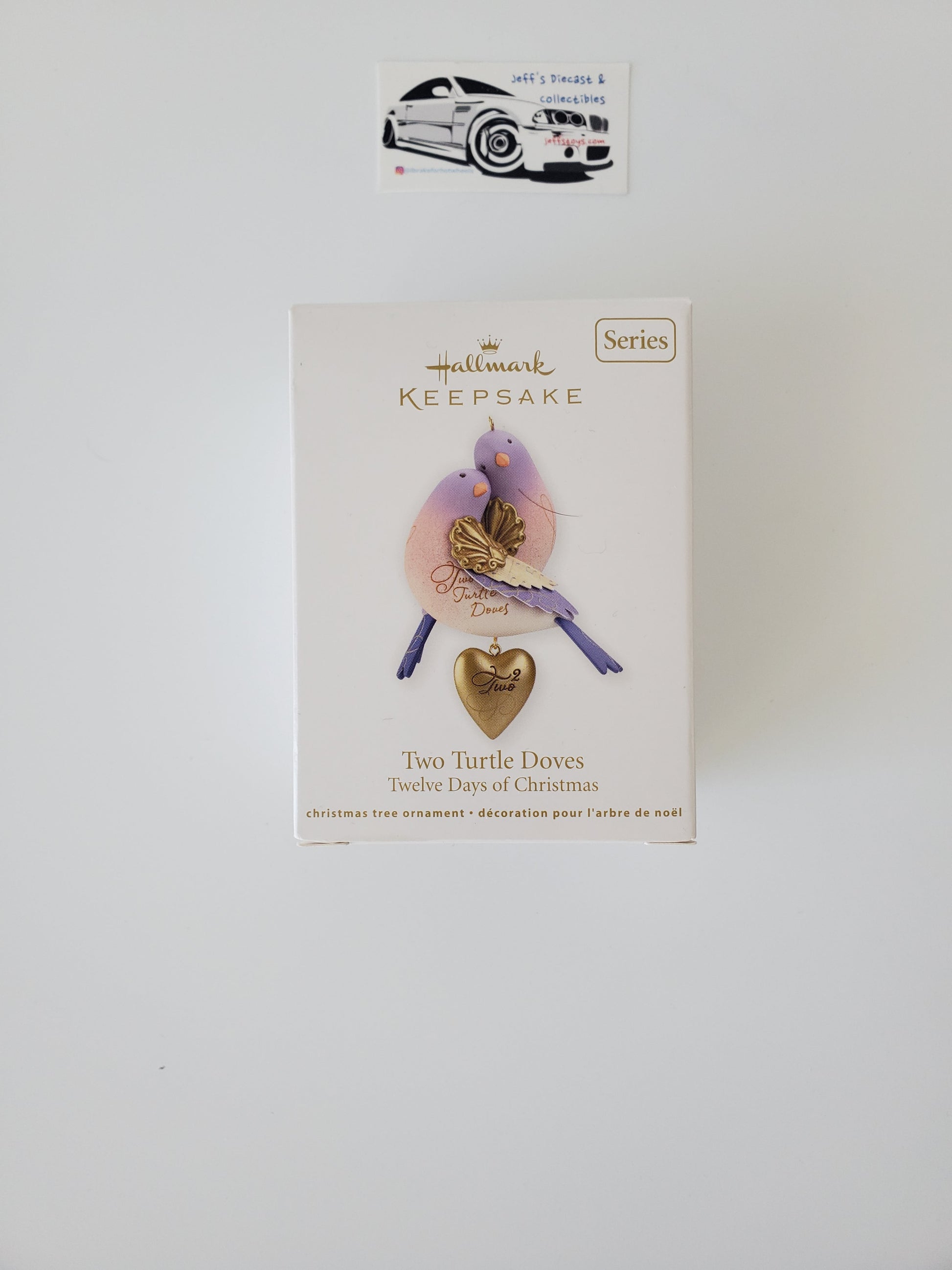 2012 Hallmark Two Turtle Doves - Used Excellent Condition Jeff's Diecast & Collectibles