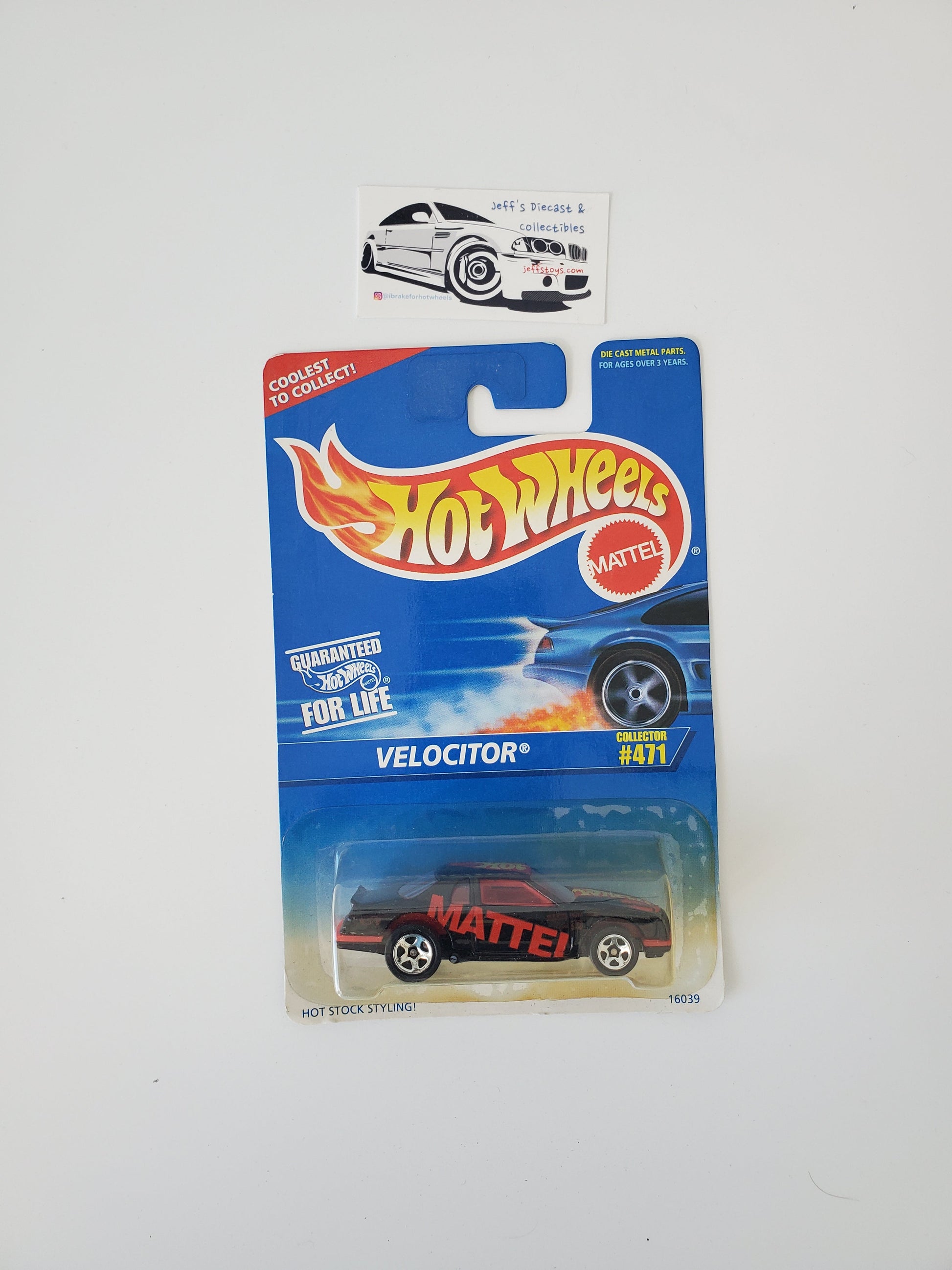 1996 Hot Wheels Velocitor #471 Jeff's Diecast & Collectibles