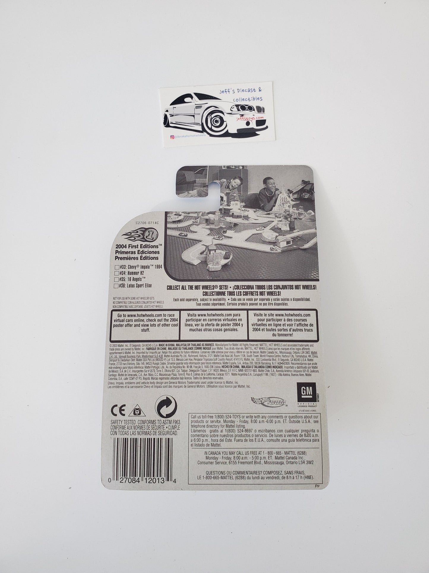 2004 Hot Wheels Tooned 1964 Chevy Impala #33 Jeff's Diecast & Collectibles