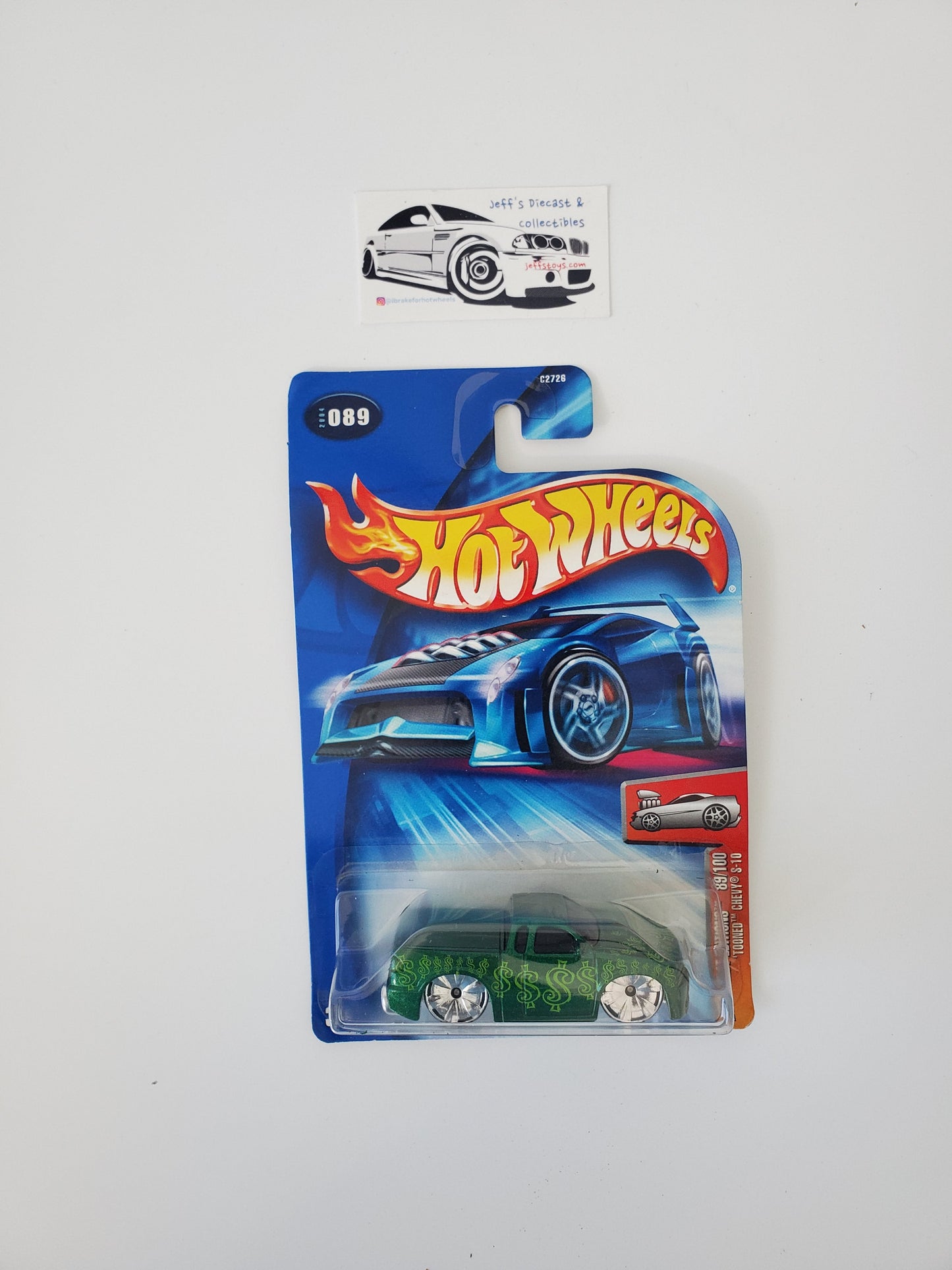 2004 Hot Wheels Tooned Chevy S-10 #89 Jeff's Diecast & Collectibles