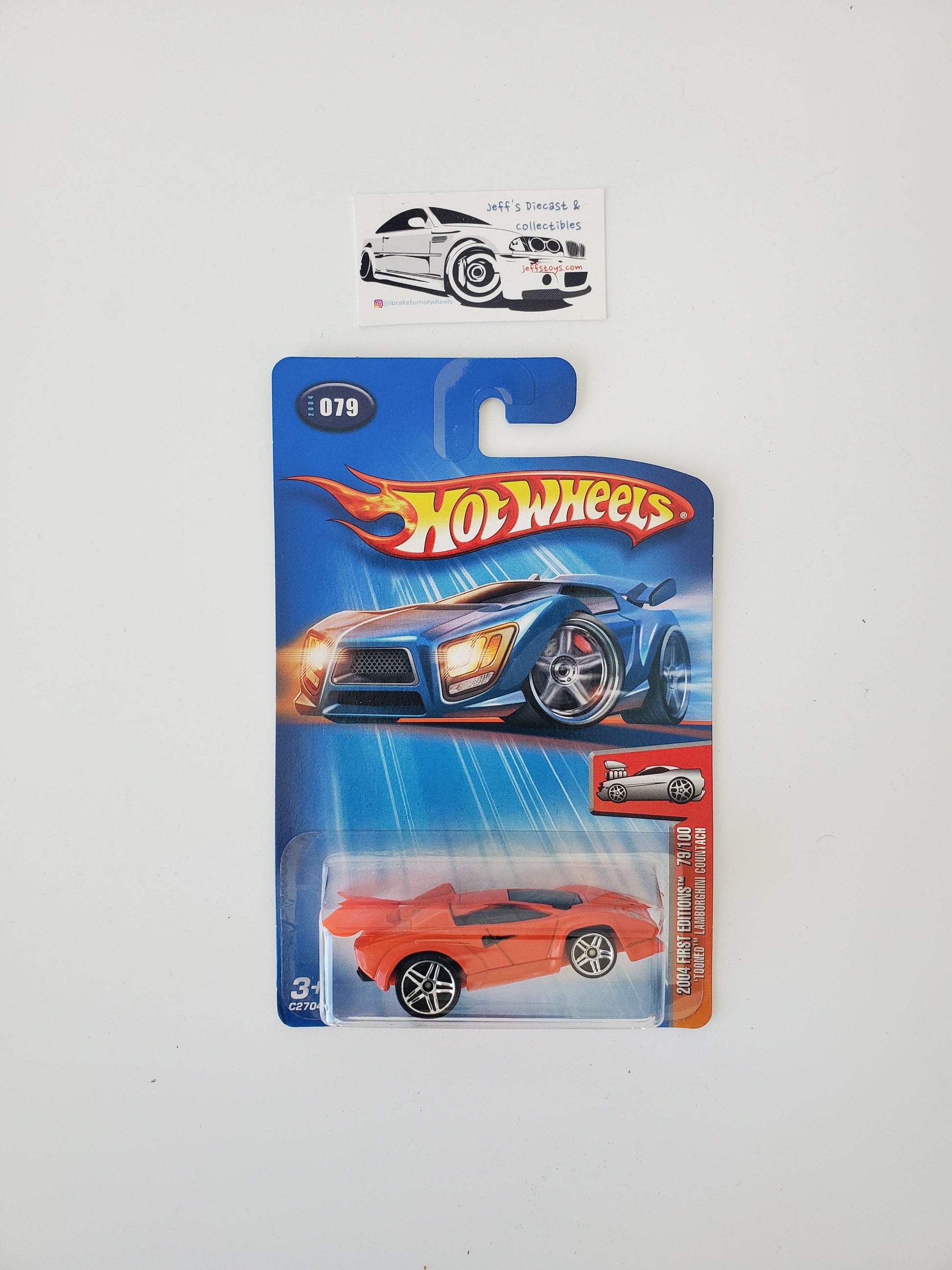 2004 Hot Wheels Tooned Lamborghini Countach #79 Jeff's Diecast & Collectibles