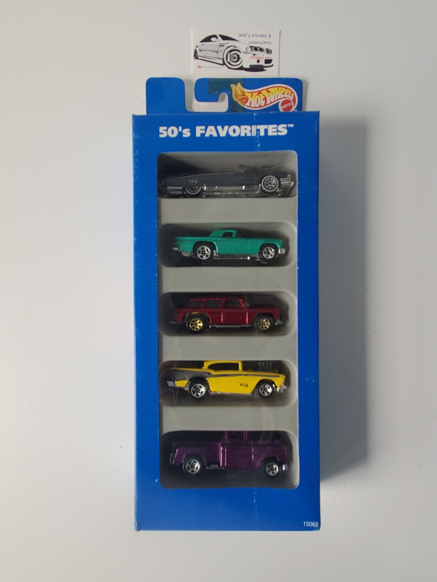 1995 Hot Wheels 50's Favorites 5 Pack - Chevy, Ford, Cadillac Jeff's Diecast & Collectibles