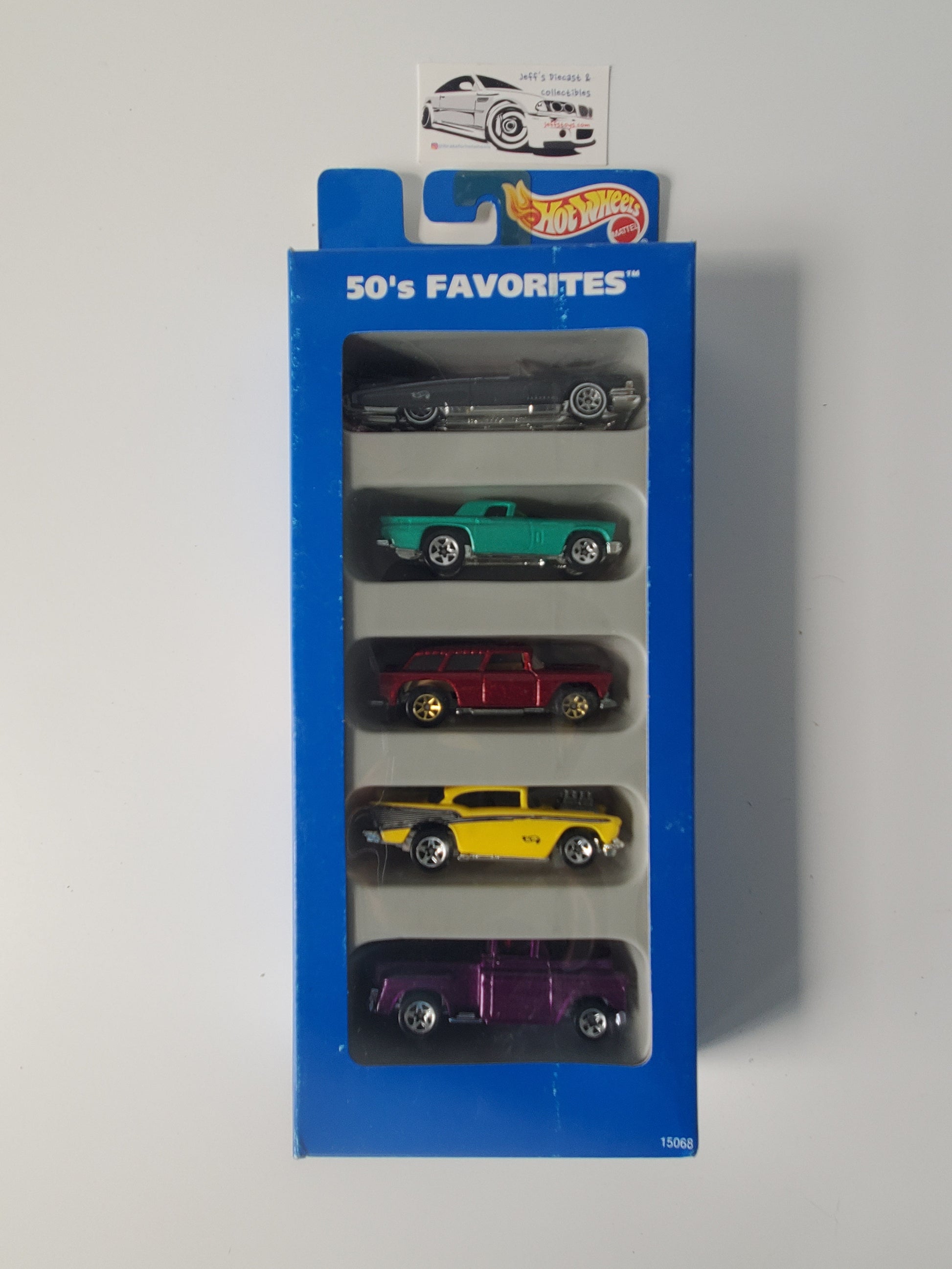 1995 Hot Wheels 50's Favorites 5 Pack - Chevy, Ford, Cadillac Jeff's Diecast & Collectibles