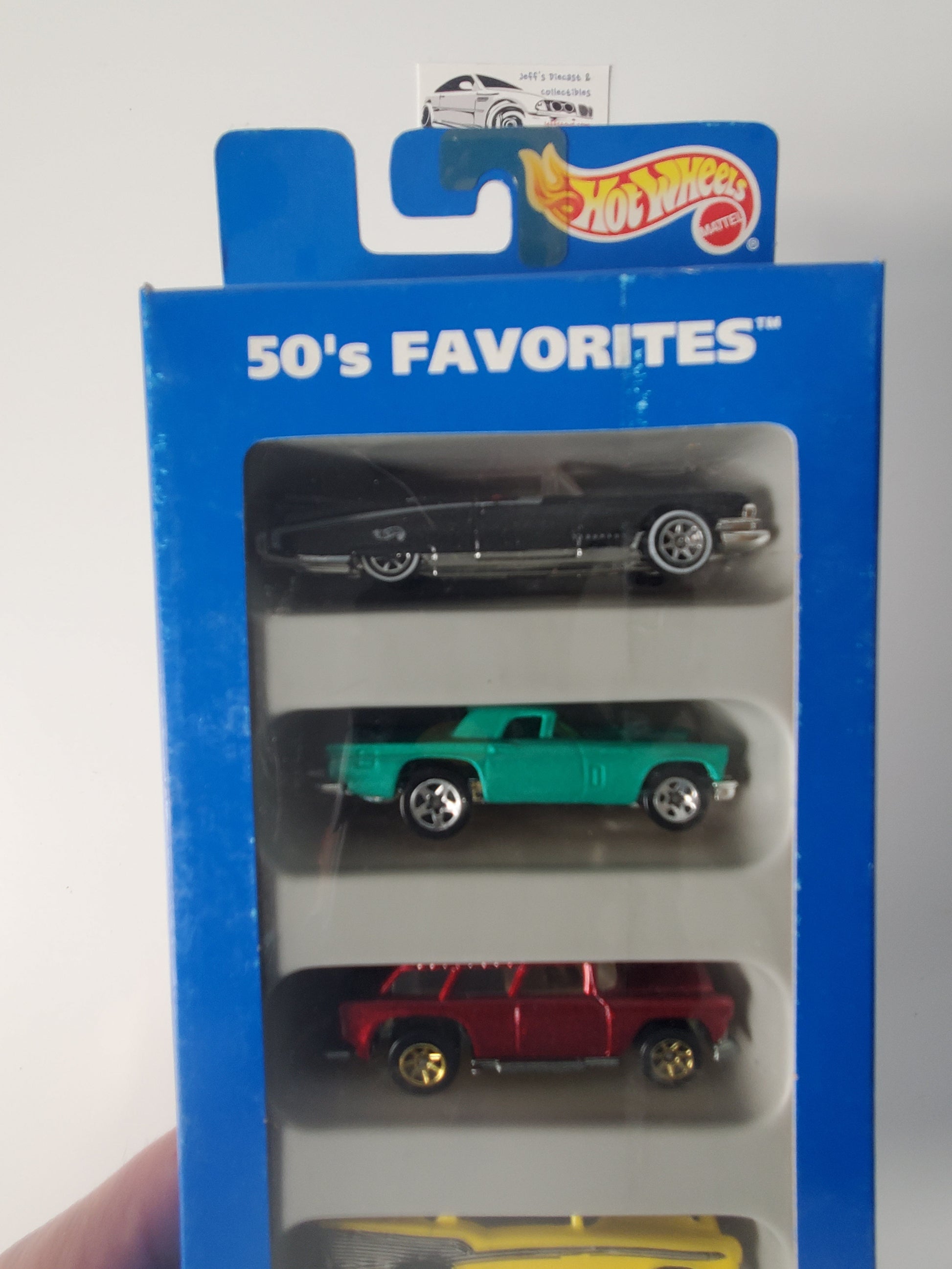 1995 Hot Wheels 50's Favorites 5 Pack - Chevy, Ford, Cadillac Jeff's Diecast & Collectibles