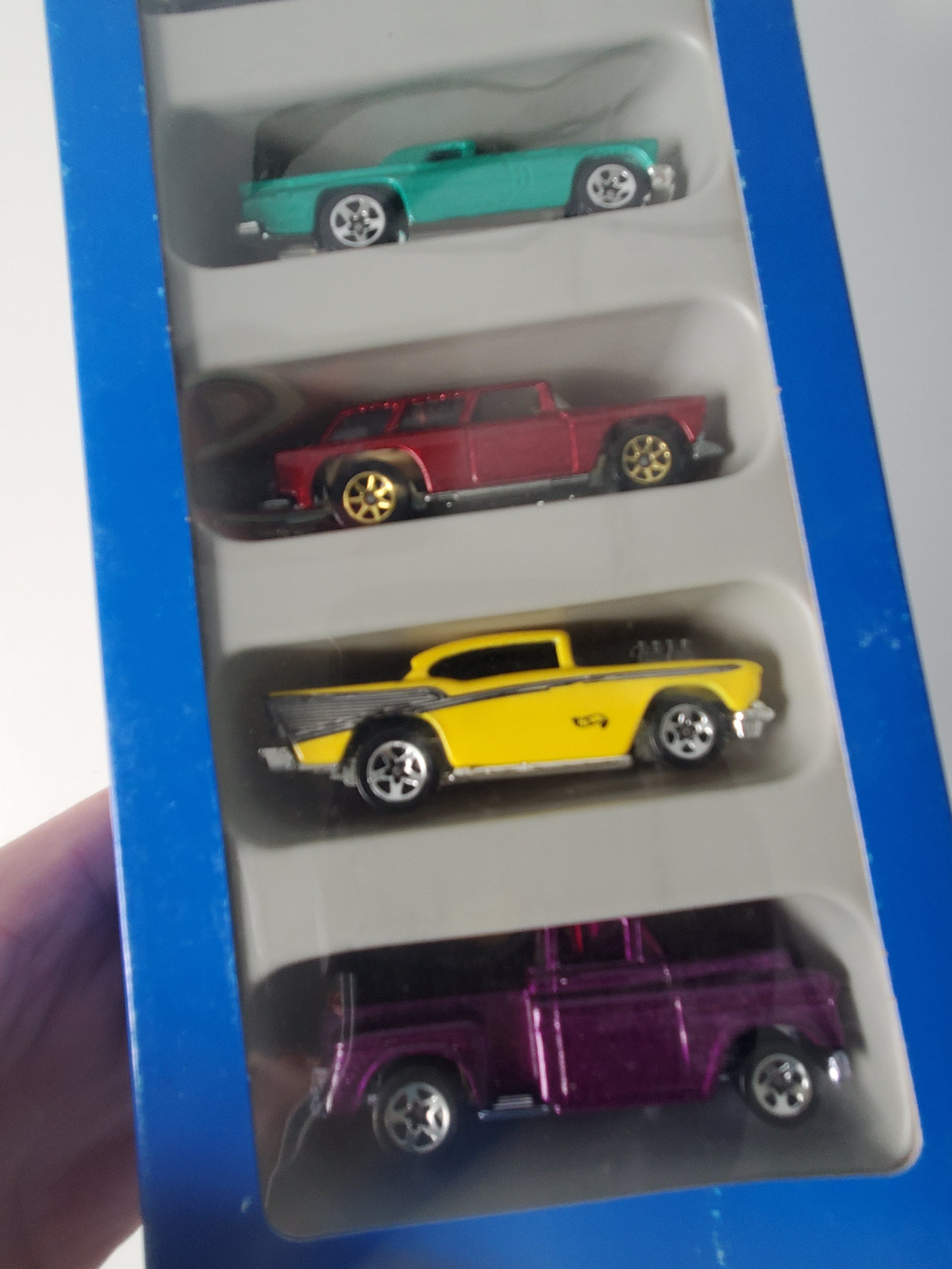 1995 Hot Wheels 50's Favorites 5 Pack - Chevy, Ford, Cadillac Jeff's Diecast & Collectibles
