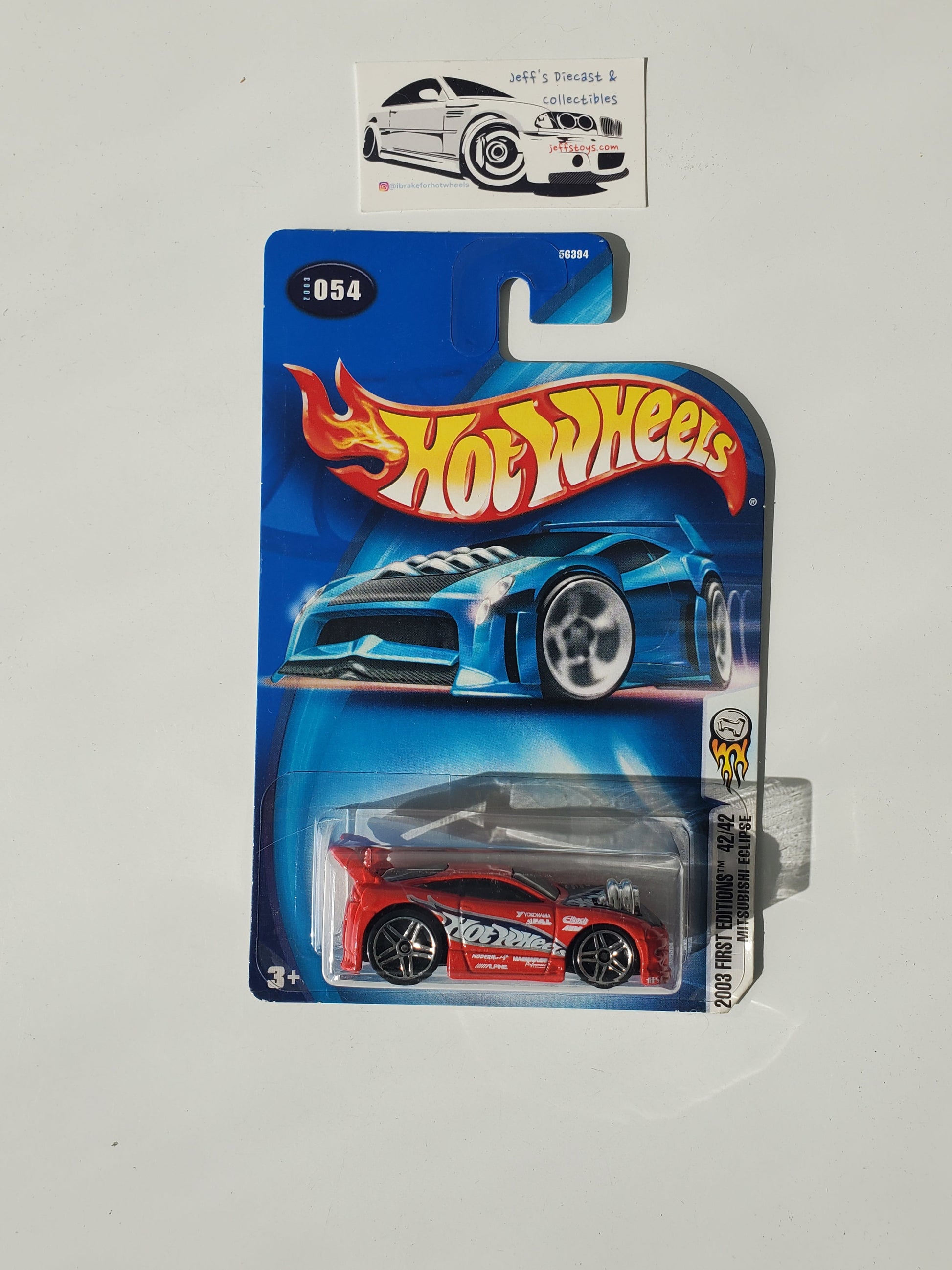 2003 Hot Wheels Mitsubishi Eclipse #54 Jeff's Diecast & Collectibles