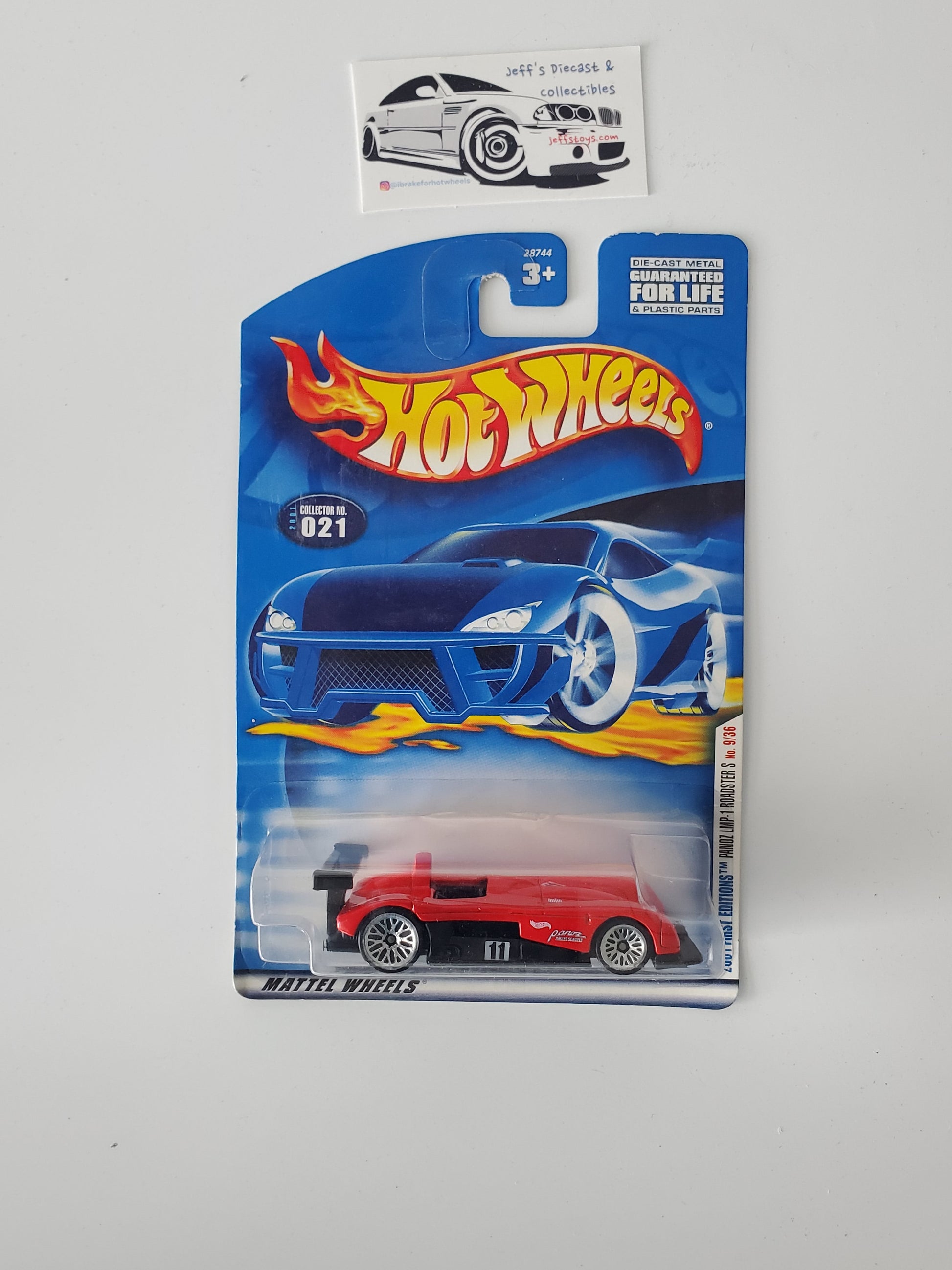 2001 Hot Wheels Panoz LMP-1 Roadster S #21 Jeff's Diecast & Collectibles