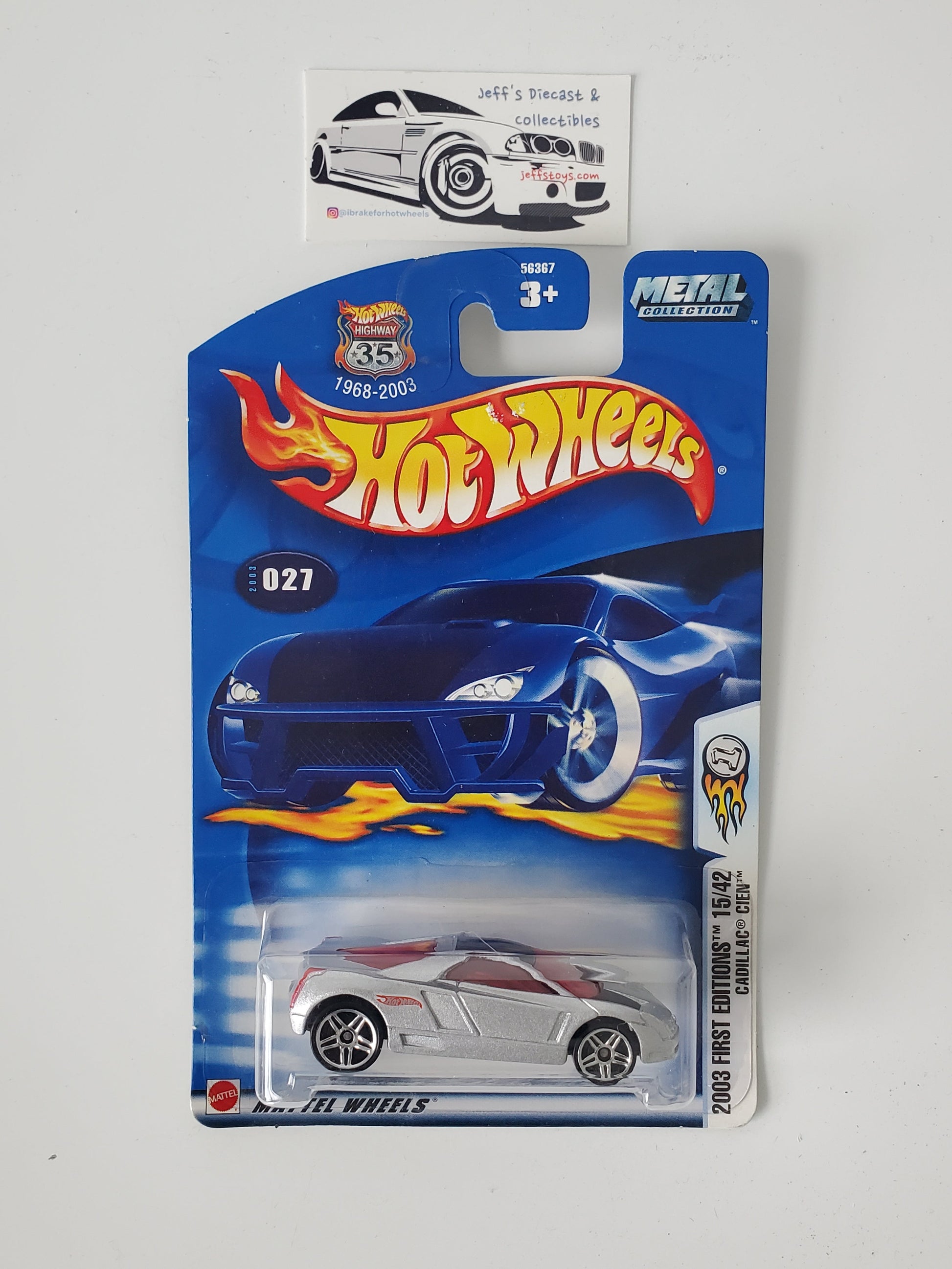 2003 Hot Wheels Cadillac Cien #27 Jeff's Diecast & Collectibles
