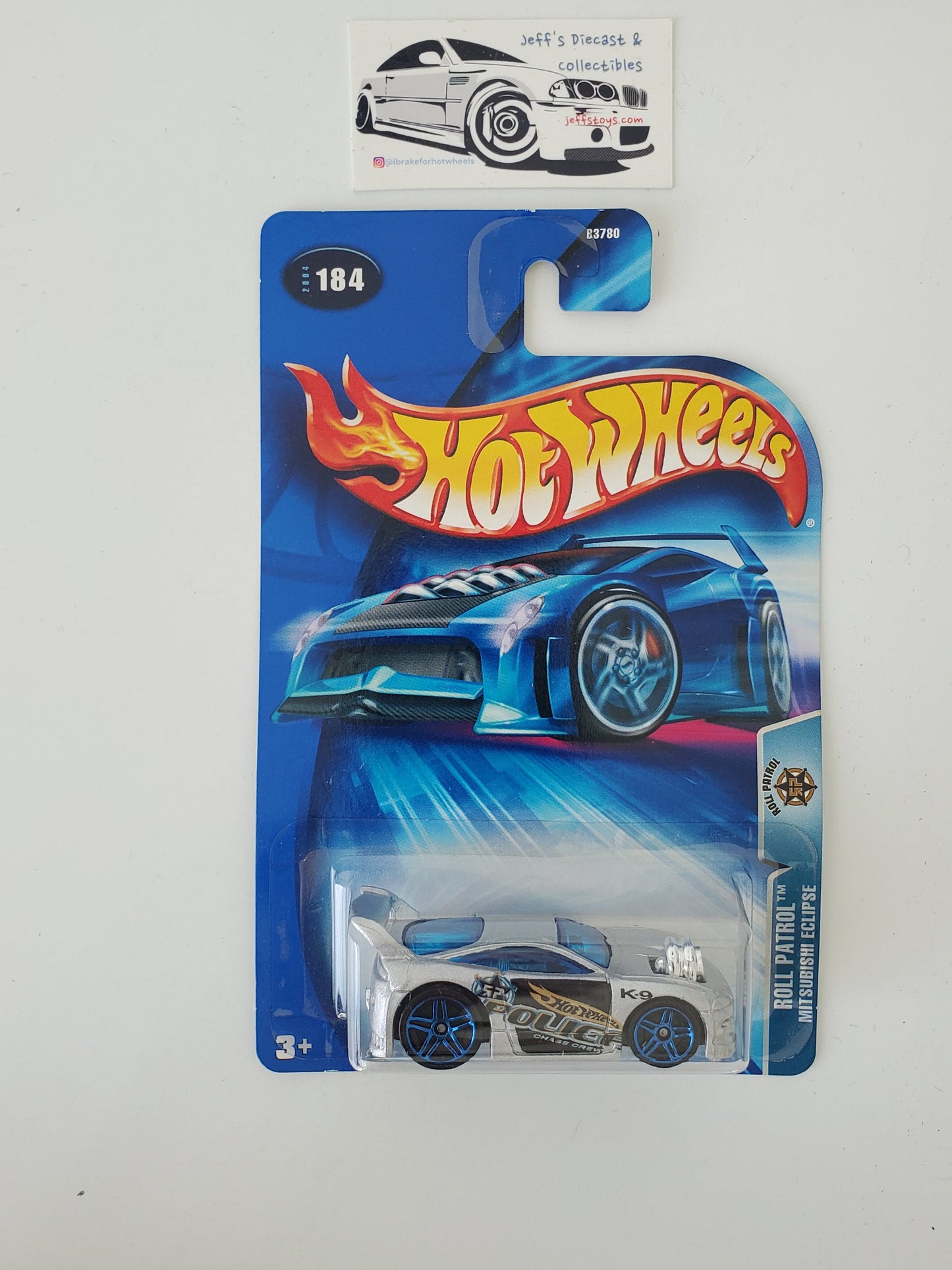 2004 Hot Wheels Roll Patrol Mitsubishi Eclipse #184 Jeff's Diecast & Collectibles