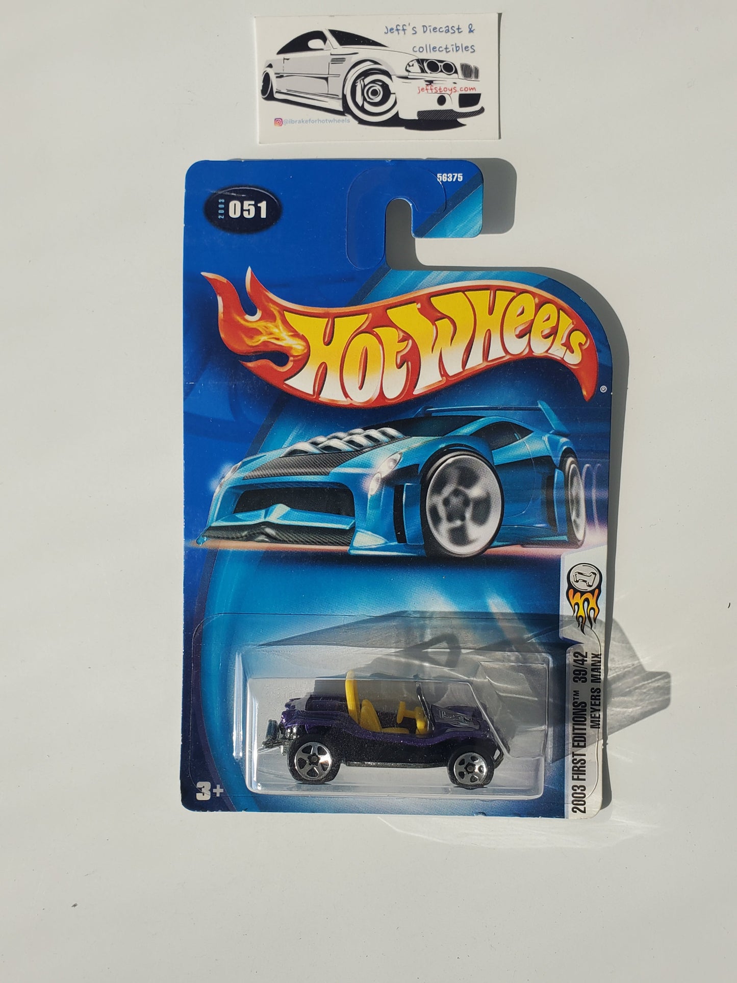 2003 Hot Wheels Meyers Manx #51 Jeff's Diecast & Collectibles