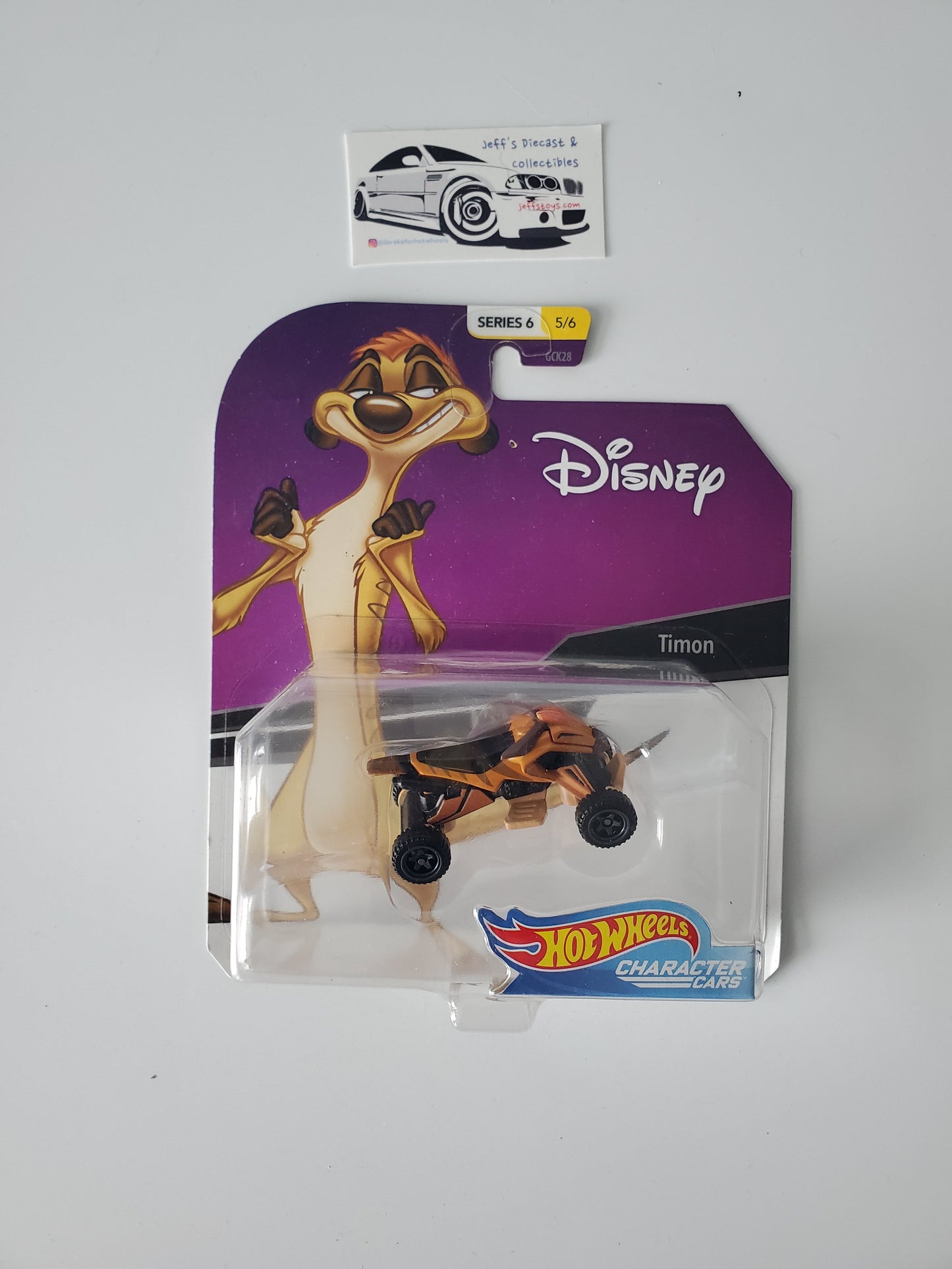 2018 Hot Wheels Character Cars Disney's The Lion King Timon Jeff's Diecast & Collectibles