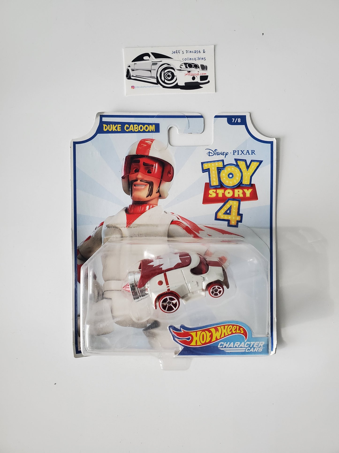 2018 Hot Wheels Character Cars Toy Story 4 Duke Caboom Jeff's Diecast & Collectibles